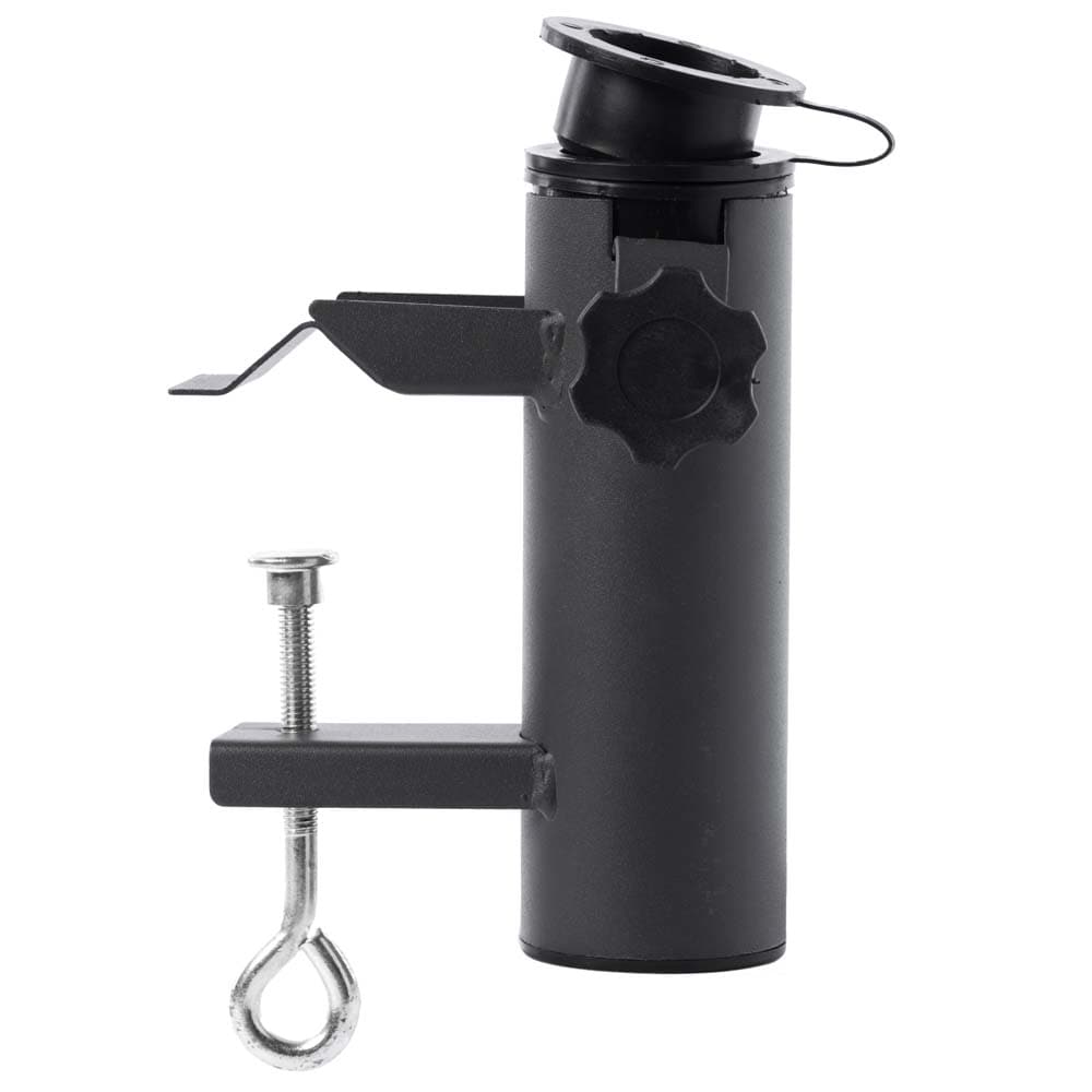 Sujetador de sombrilla resistente a la intemperie para balcón de 1-1/2 pulgadas, 1 libra de abrazadera para cercas, QI003890 de Gardenised