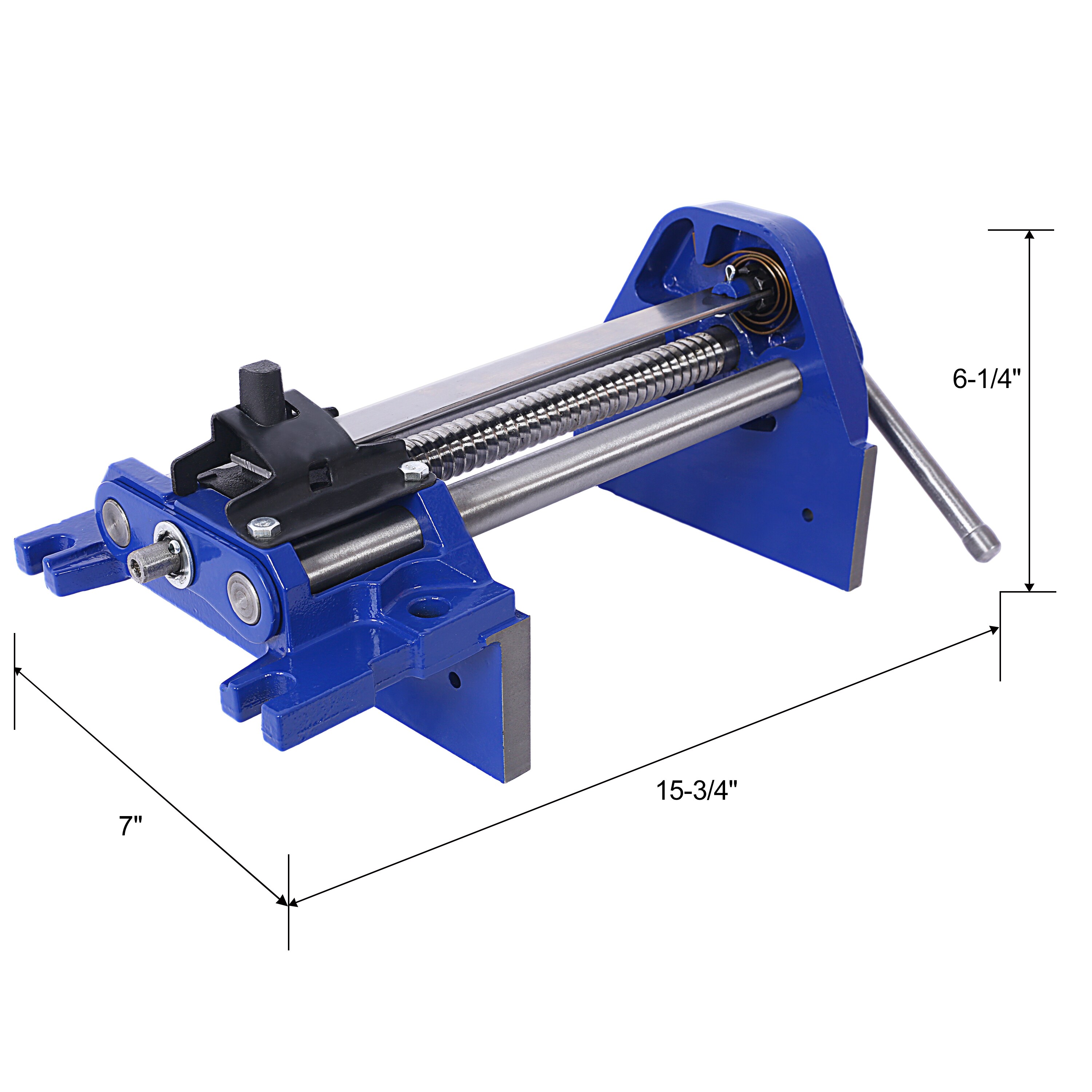 Tornillo de banco multiusos BigTitan de hierro fundido de 7 pulgadas con capacidad de 2000 lb