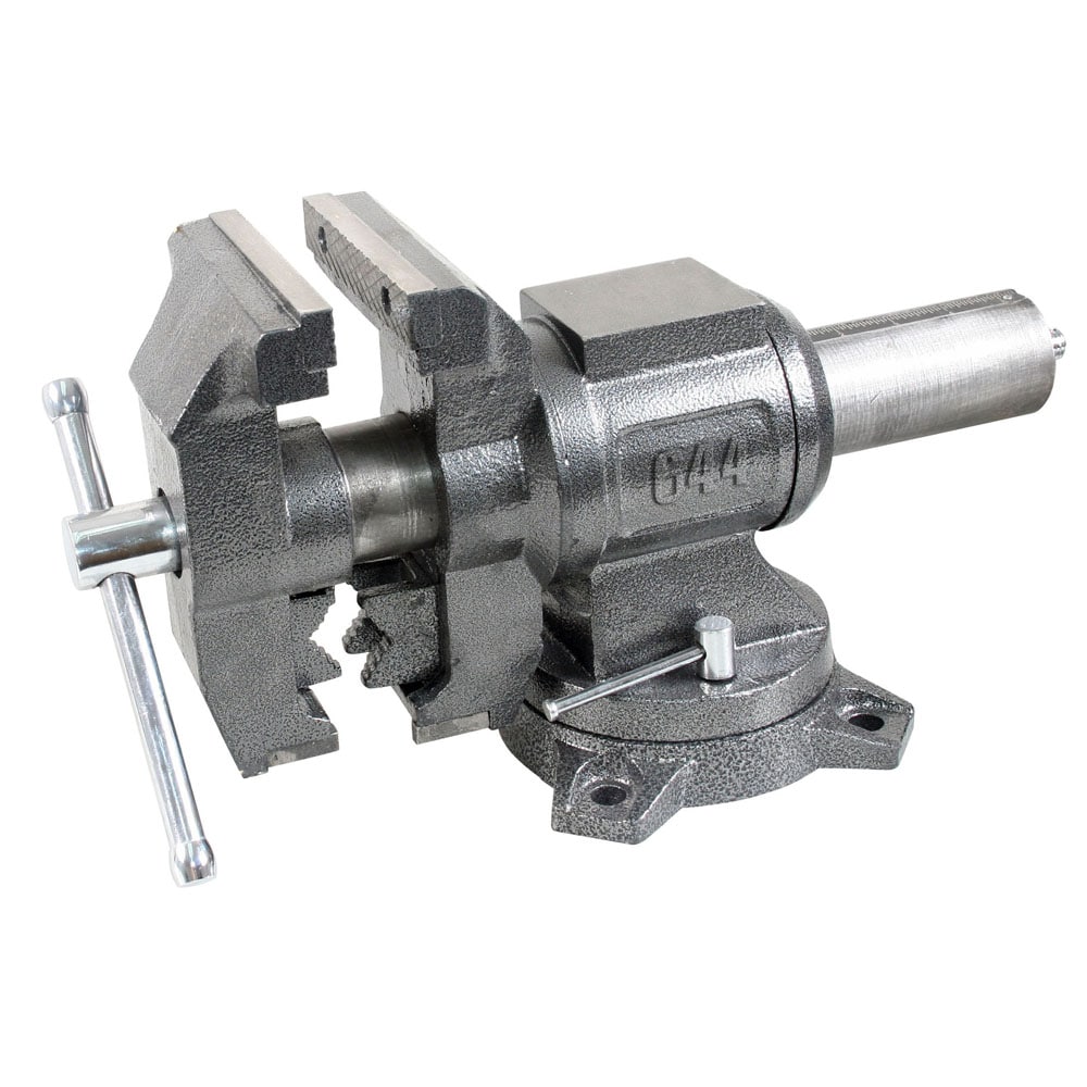 Tornillo de Banco Multiusos de Hierro Fundido con Mordazas Ajustables de 5 pulgadas Olympia Tools 38-644