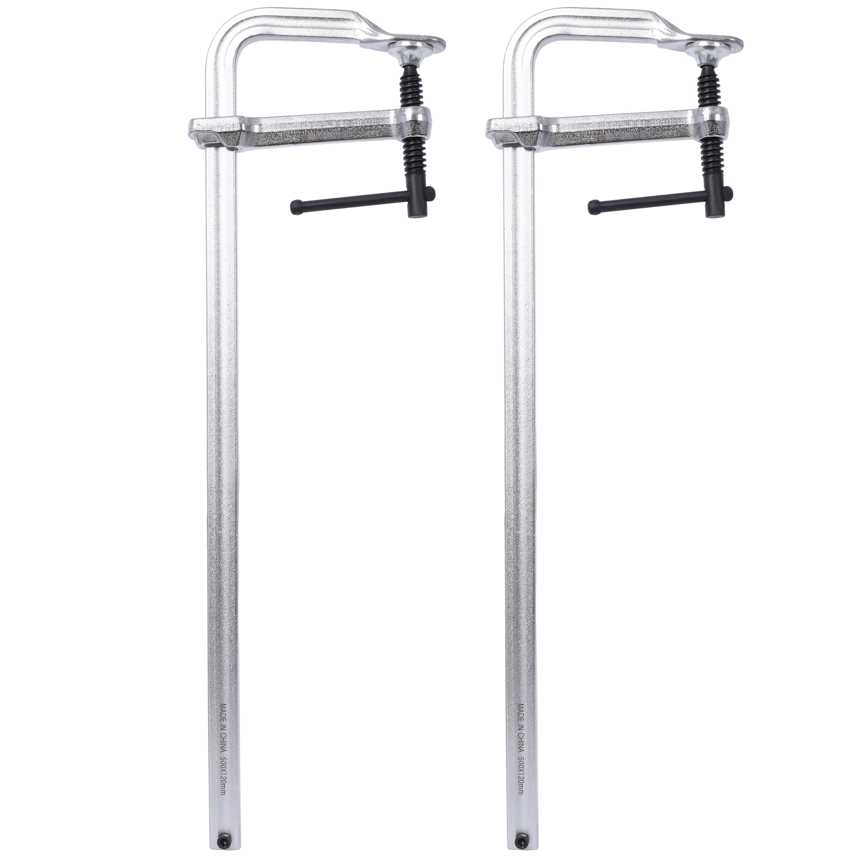 Paquete de 2 sujetadores paralelos de mandíbula de 18 pulgadas BigTitan de 1400 lb ("libras")