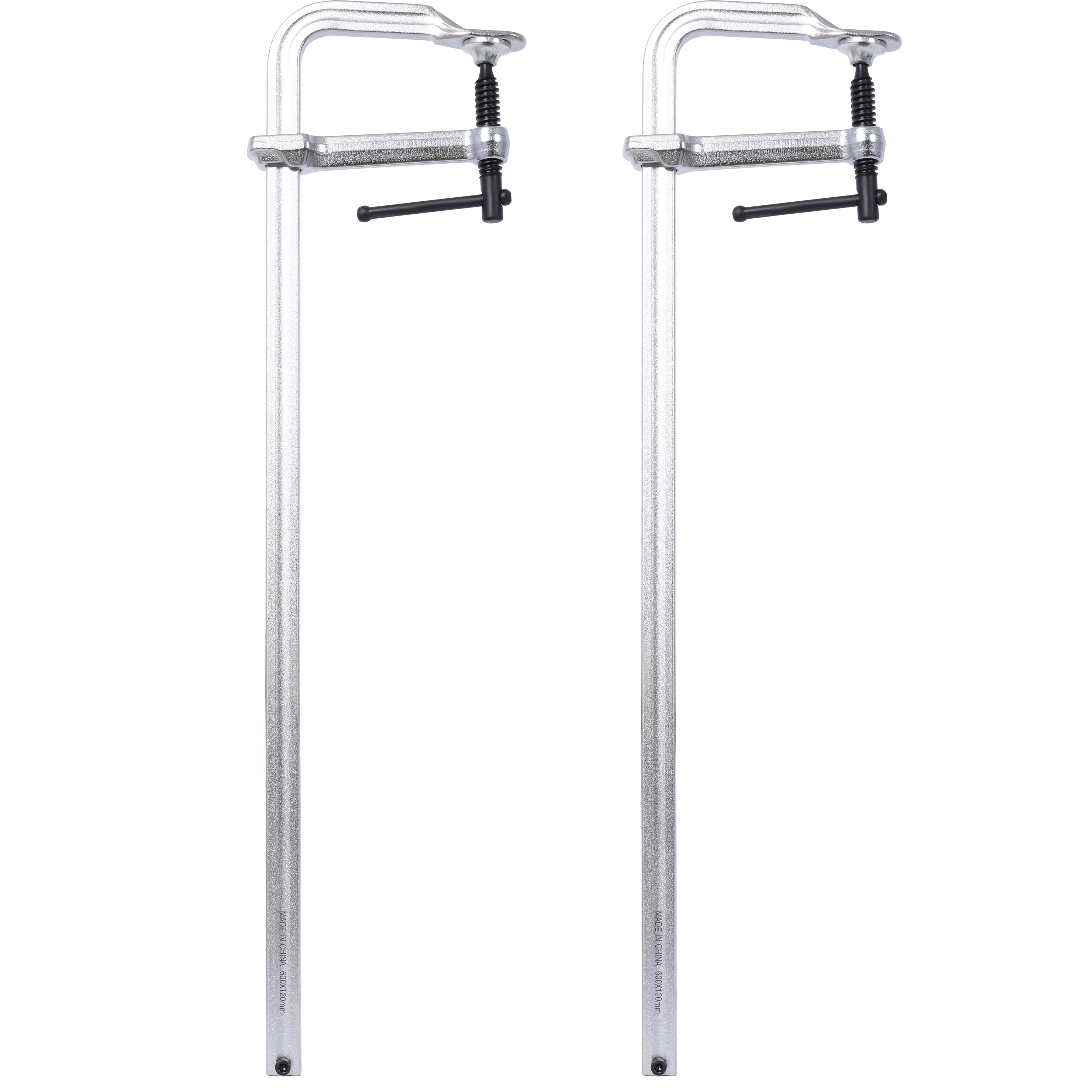 Paquete de 2 sujetadores paralelos de mandíbula de 18 pulgadas BigTitan de 1400 lb ("libras")