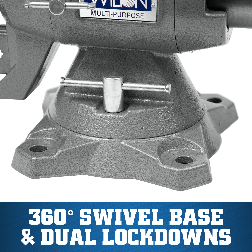 Torno de banco multiusos de hierro fundido de 6-1/2 pulgadas de Wilton WL9-28845