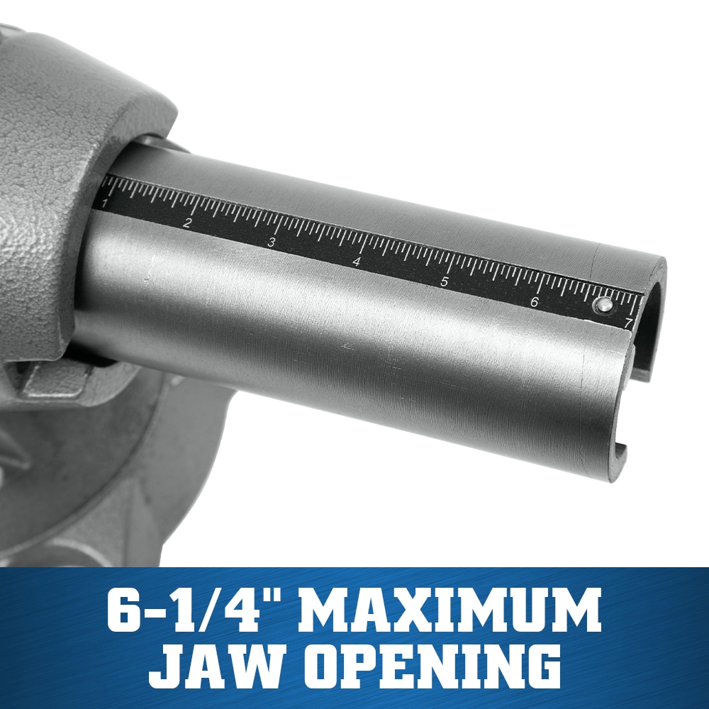 Torno de banco multiusos de hierro fundido de 6-1/2 pulgadas de Wilton WL9-28845