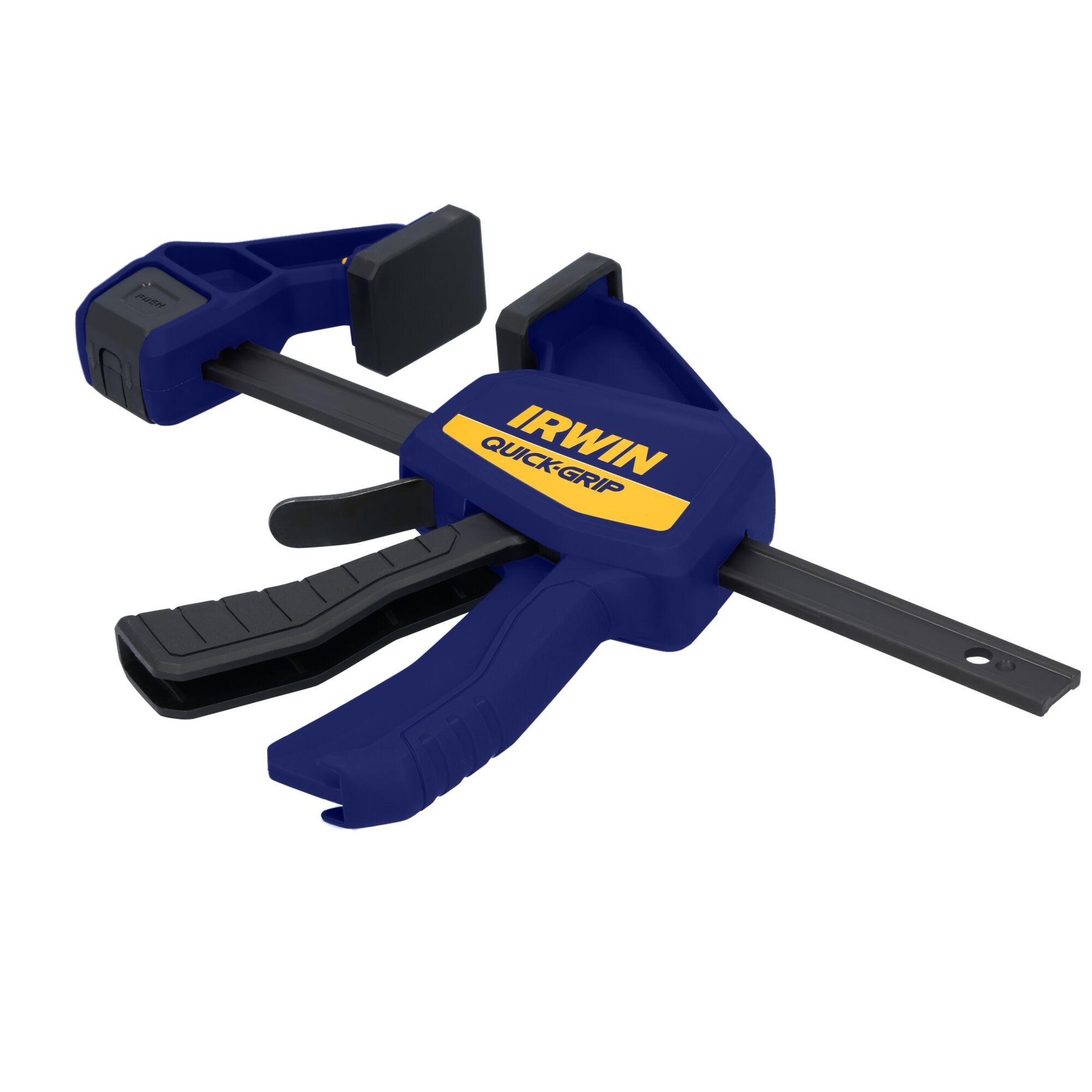 Sargento de Barra IRWIN QUICK-GRIP de 6 pulgadas de Servicio Medio con Capacidad de 300.0 libras, de Operación con una Mano.