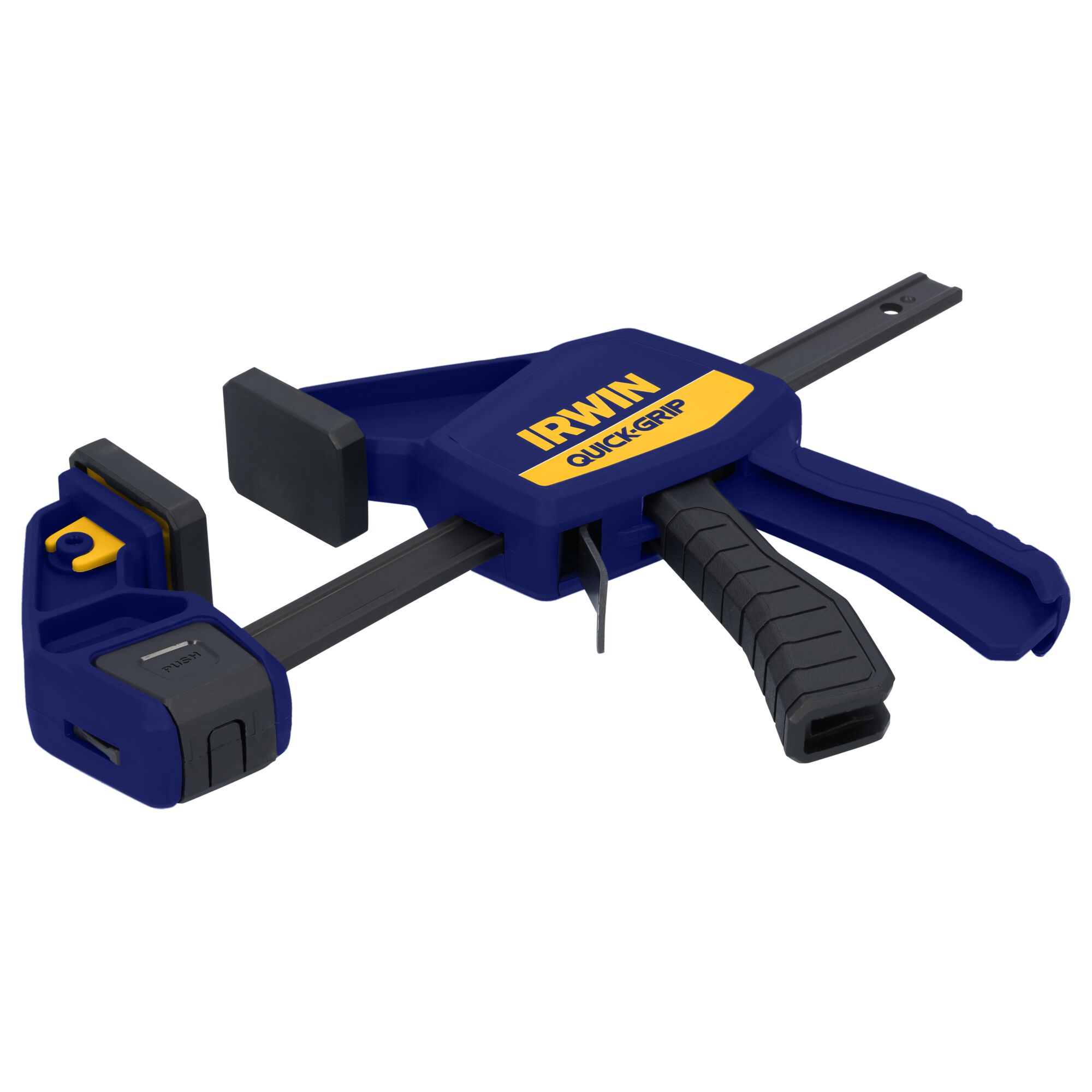 Sargento de Barra IRWIN QUICK-GRIP de 6 pulgadas de Servicio Medio con Capacidad de 300.0 libras, de Operación con una Mano.