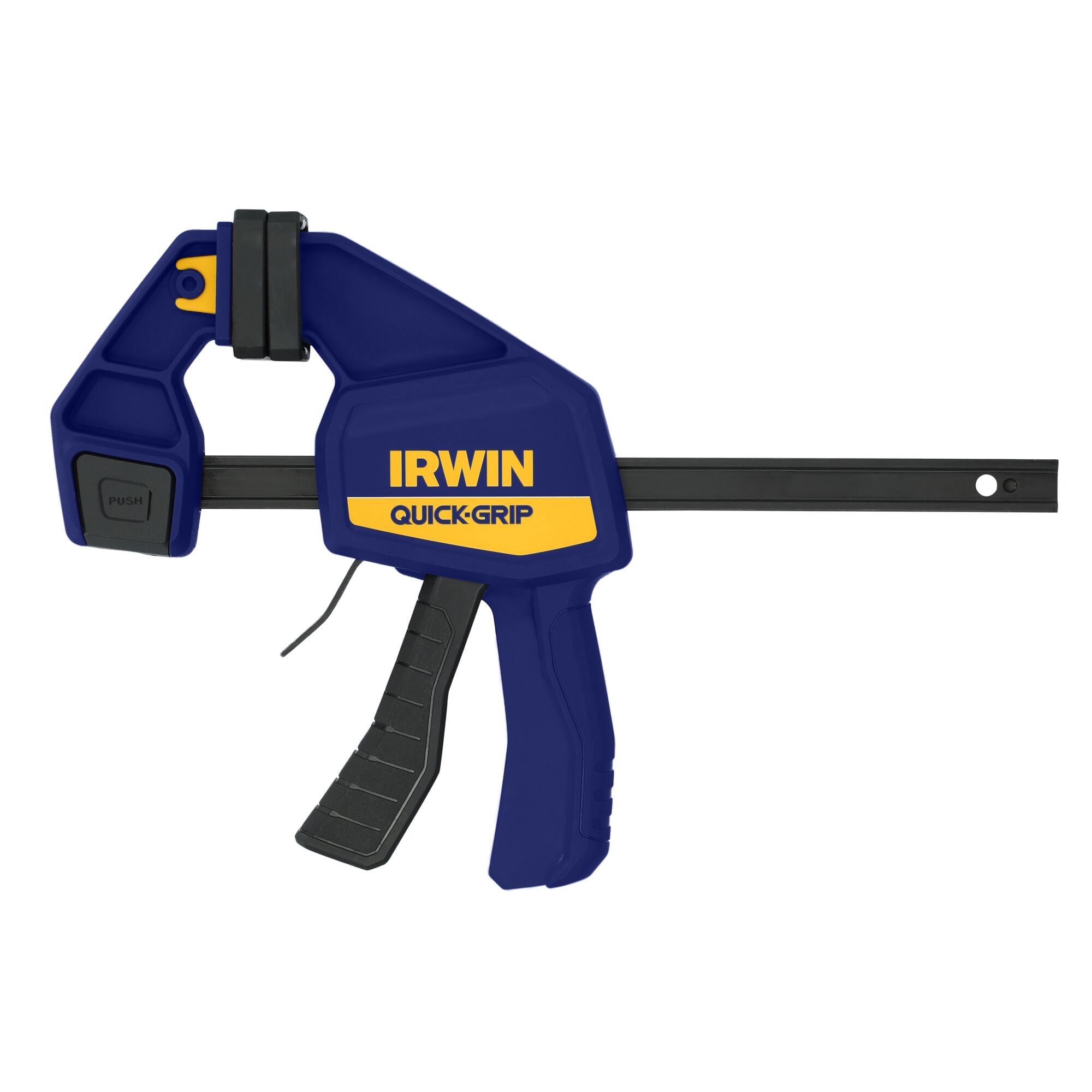 Sargento de Barra IRWIN QUICK-GRIP de 6 pulgadas de Servicio Medio con Capacidad de 300.0 libras, de Operación con una Mano.
