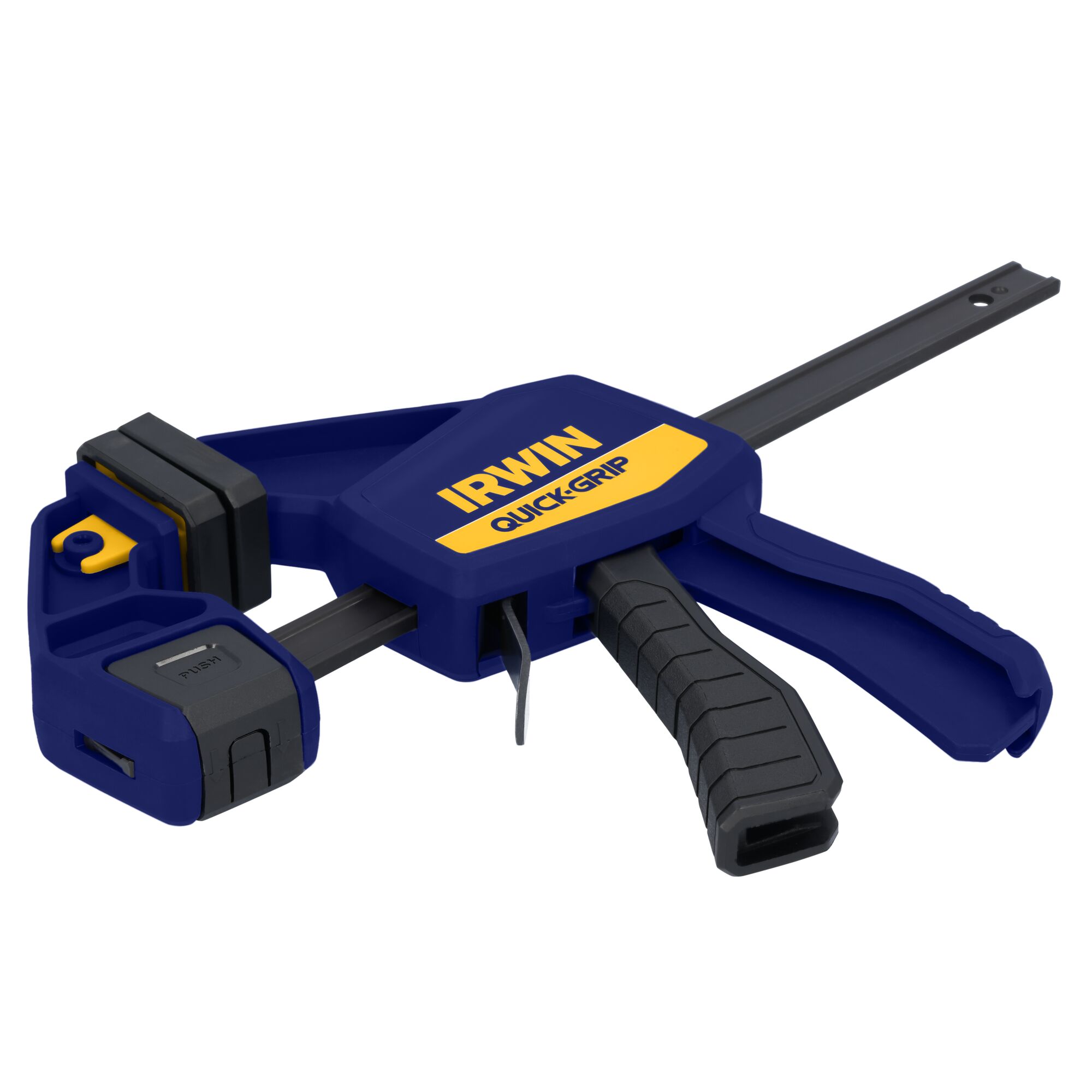 Sargento de Barra IRWIN QUICK-GRIP de 6 pulgadas de Servicio Medio con Capacidad de 300.0 libras, de Operación con una Mano.