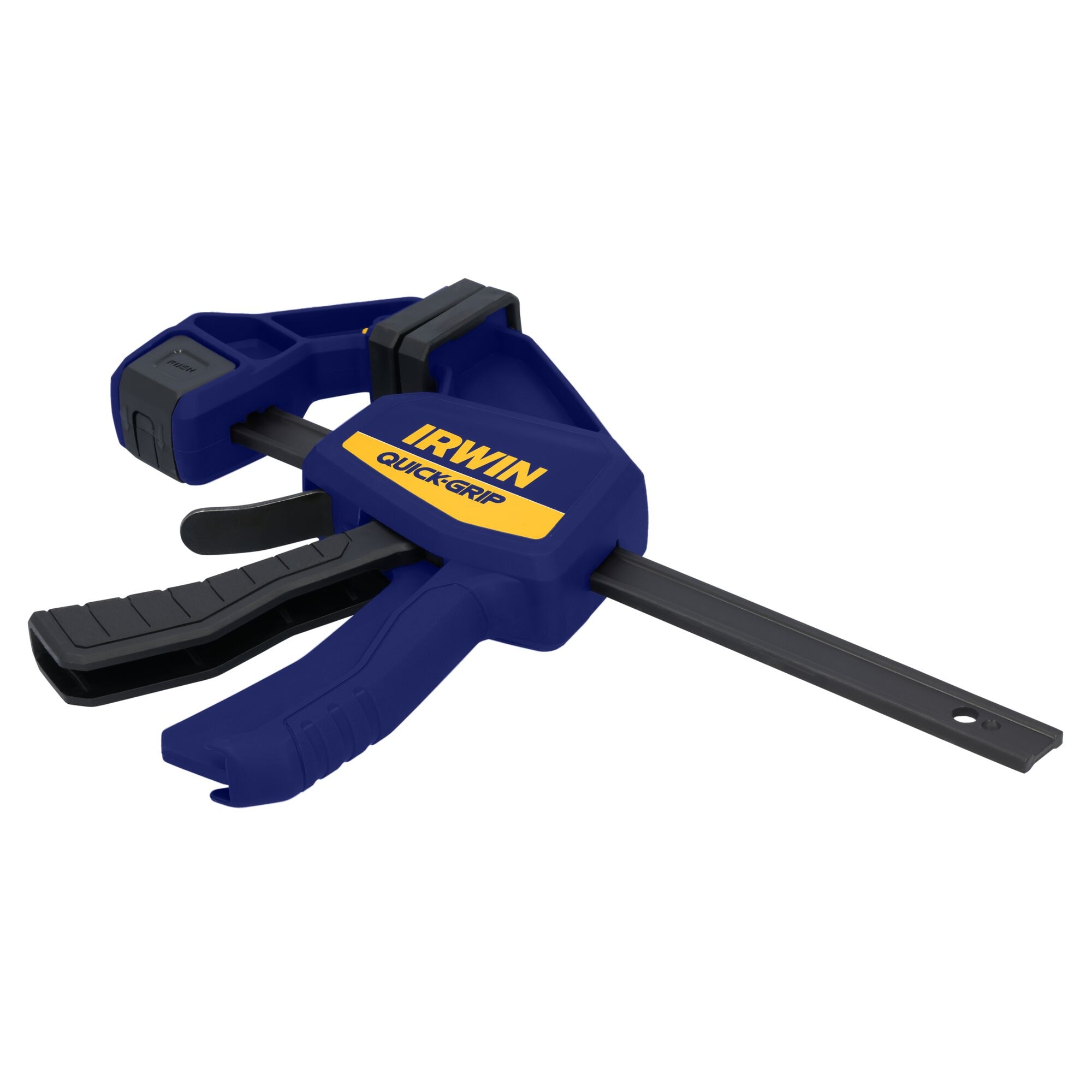 Sargento de Barra IRWIN QUICK-GRIP de 6 pulgadas de Servicio Medio con Capacidad de 300.0 libras, de Operación con una Mano.