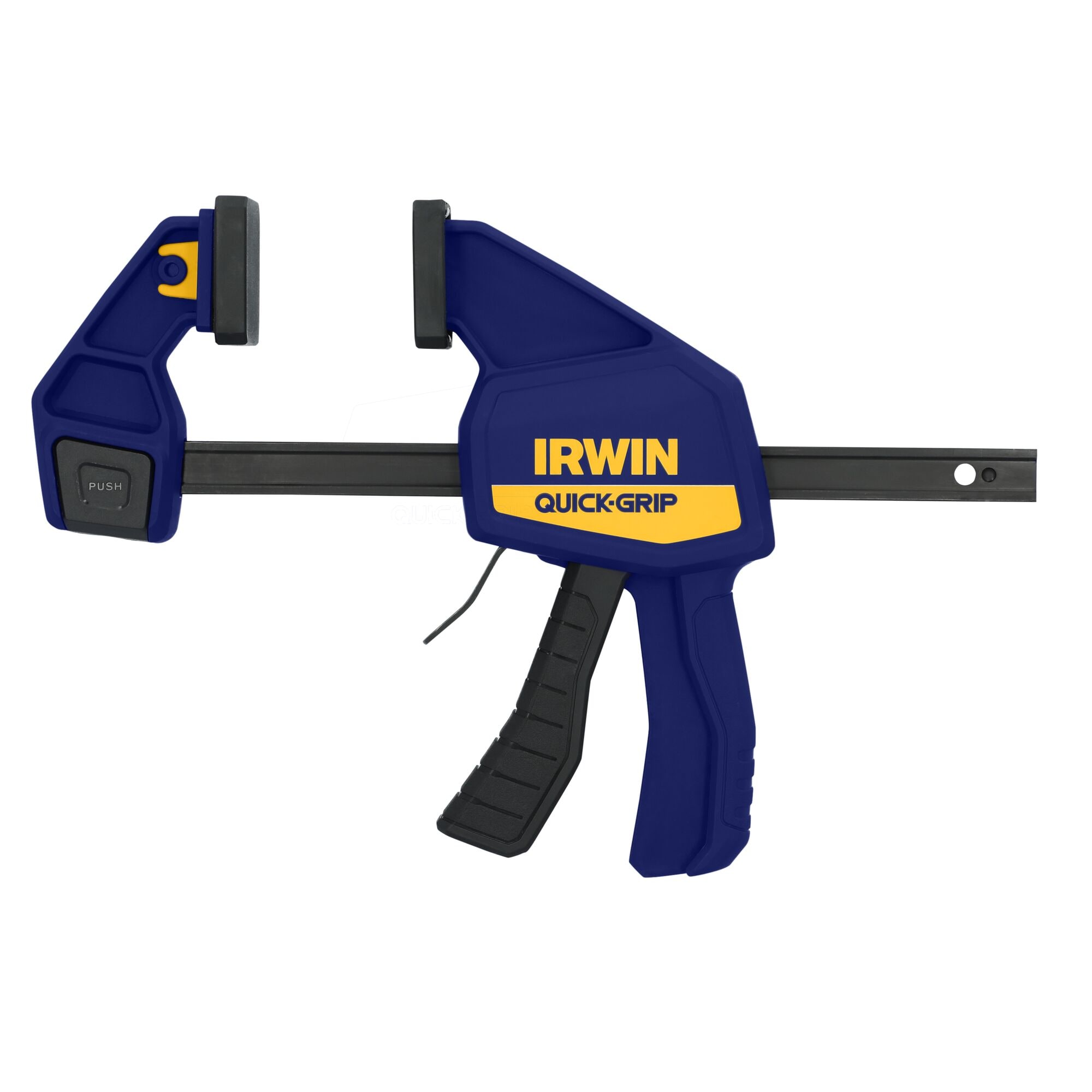 Sargento de Barra IRWIN QUICK-GRIP de 6 pulgadas de Servicio Medio con Capacidad de 300.0 libras, de Operación con una Mano.