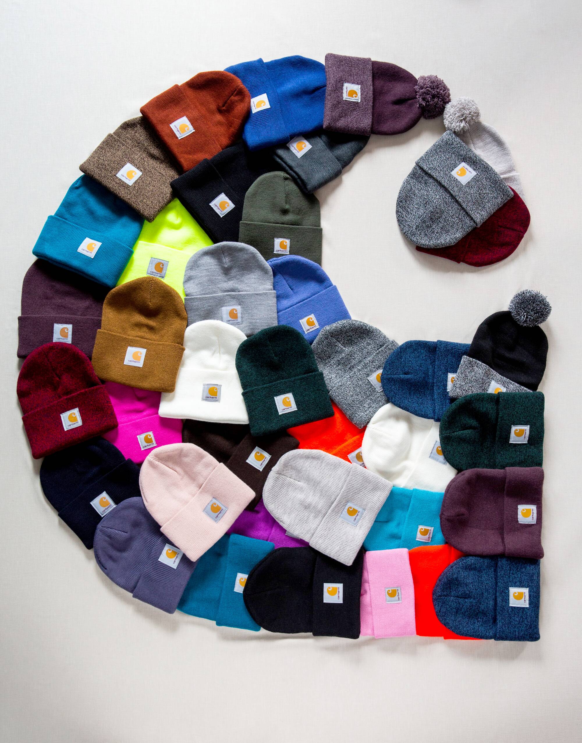 Gorro de punto negro de acrílico para hombre de Carhartt A18-Negro-Talla única.