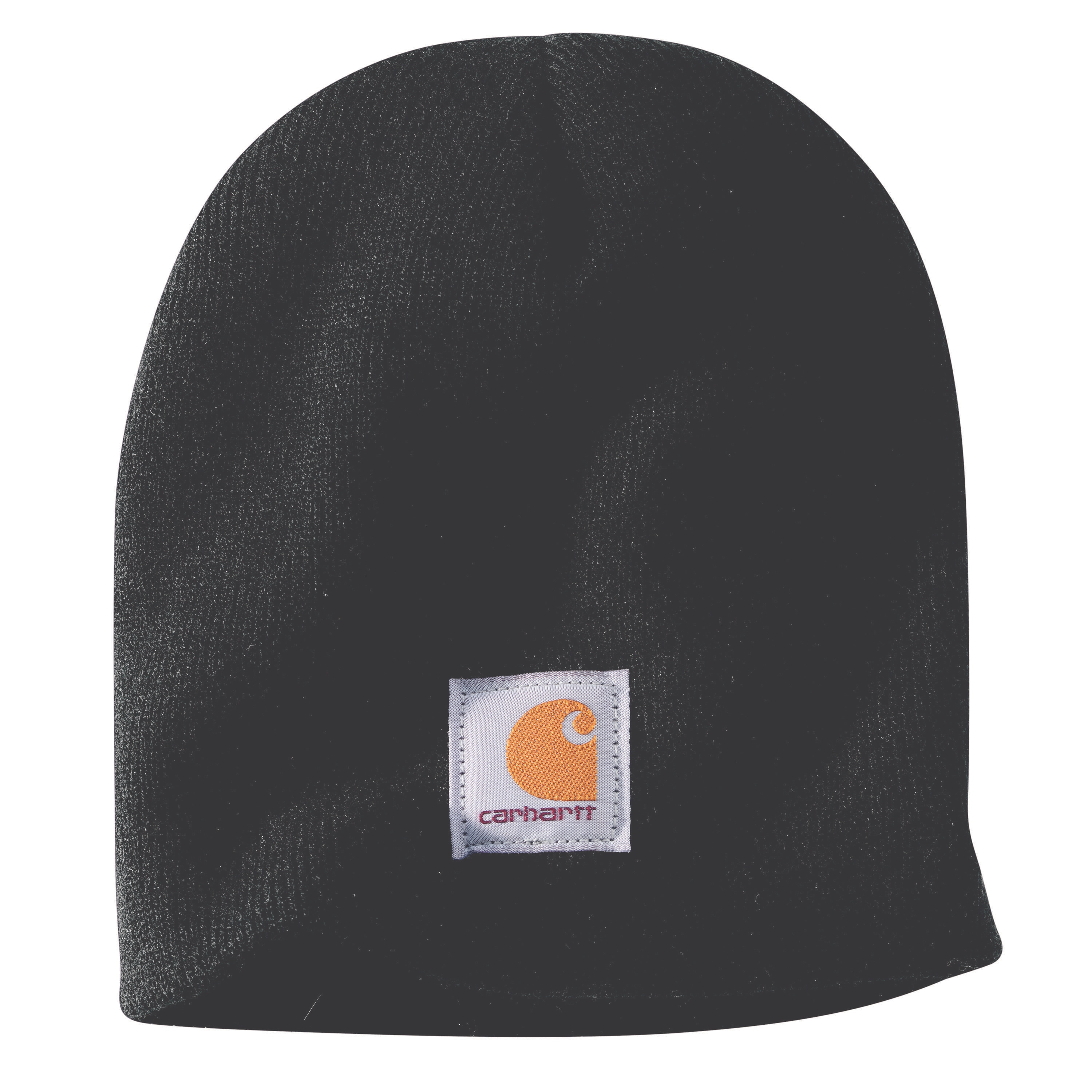 Gorro de tejido acrílico negro para hombre Carhartt A205-BLKOS.