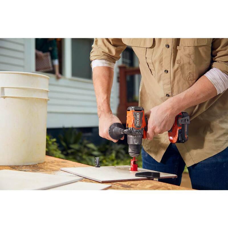 RIDGID Taladro/destornillador inalámbrico sin escobillas de 18V 1/2 pulgadas (Solo herramienta) - R86114B