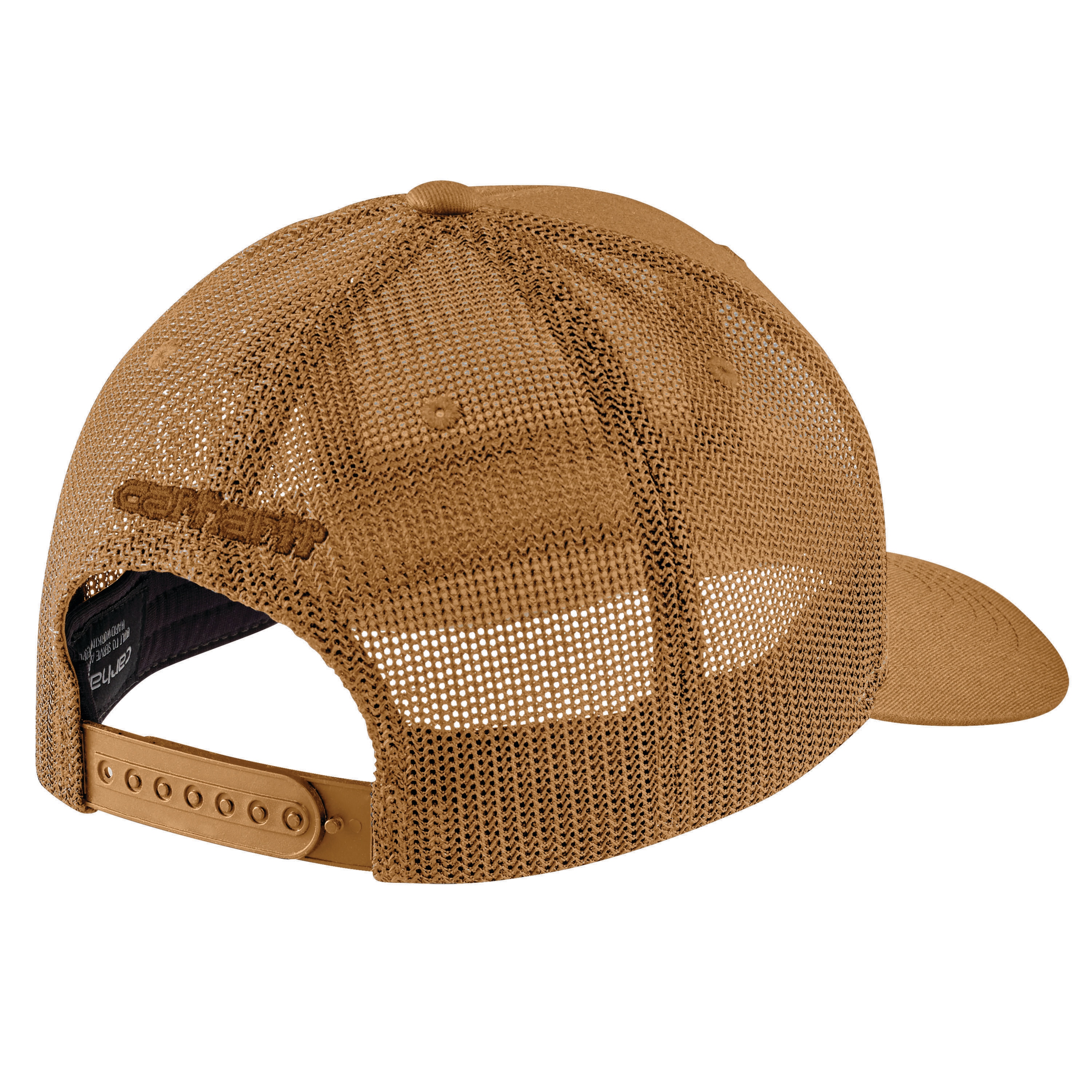 Gorra de béisbol de algodón color café/miel de Carhartt para hombre