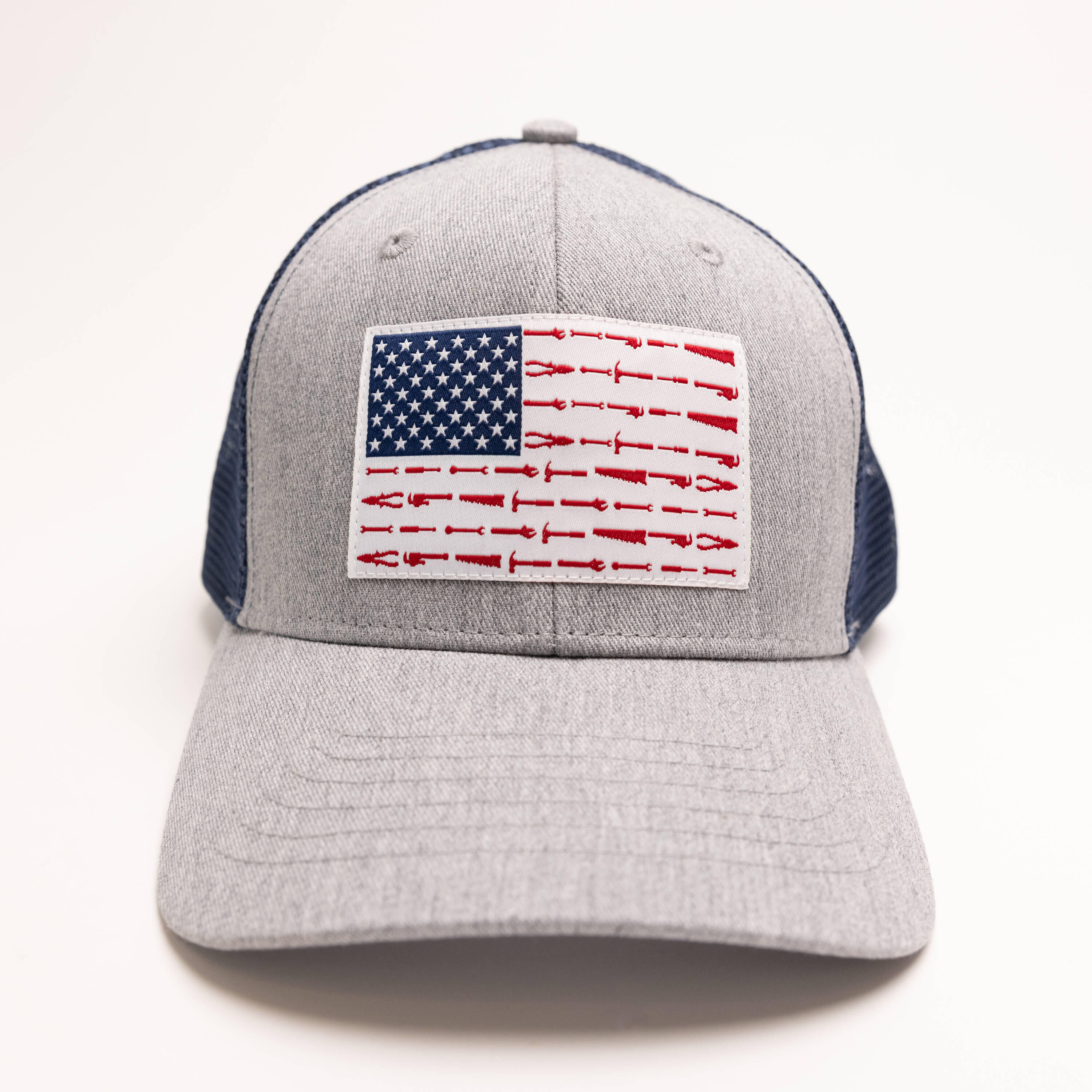 
Gorra de béisbol de algodón gris/negro jaspeado para hombre de Infinity Brands BAJA--001-S24-1