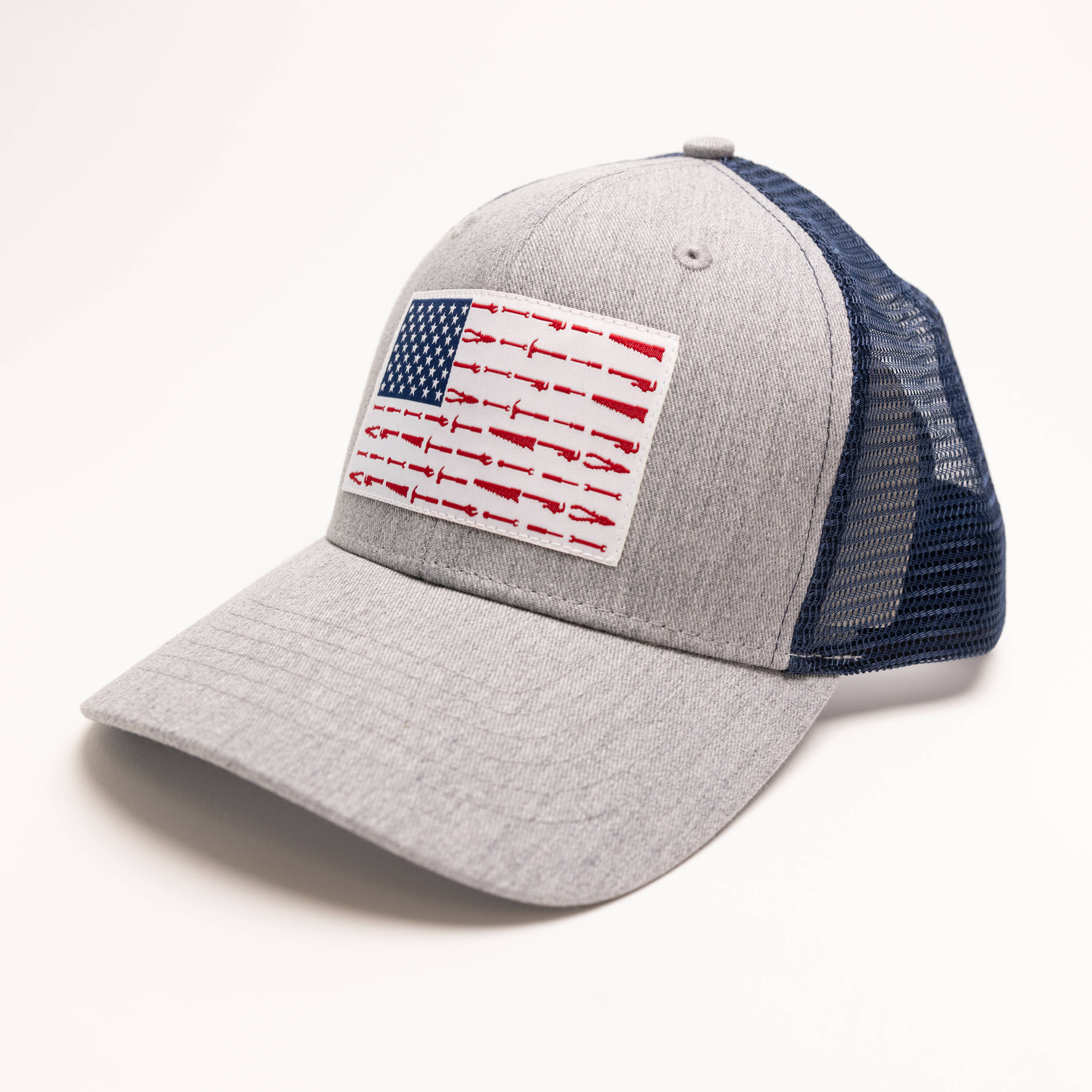 
Gorra de béisbol de algodón gris/negro jaspeado para hombre de Infinity Brands BAJA--001-S24-1
