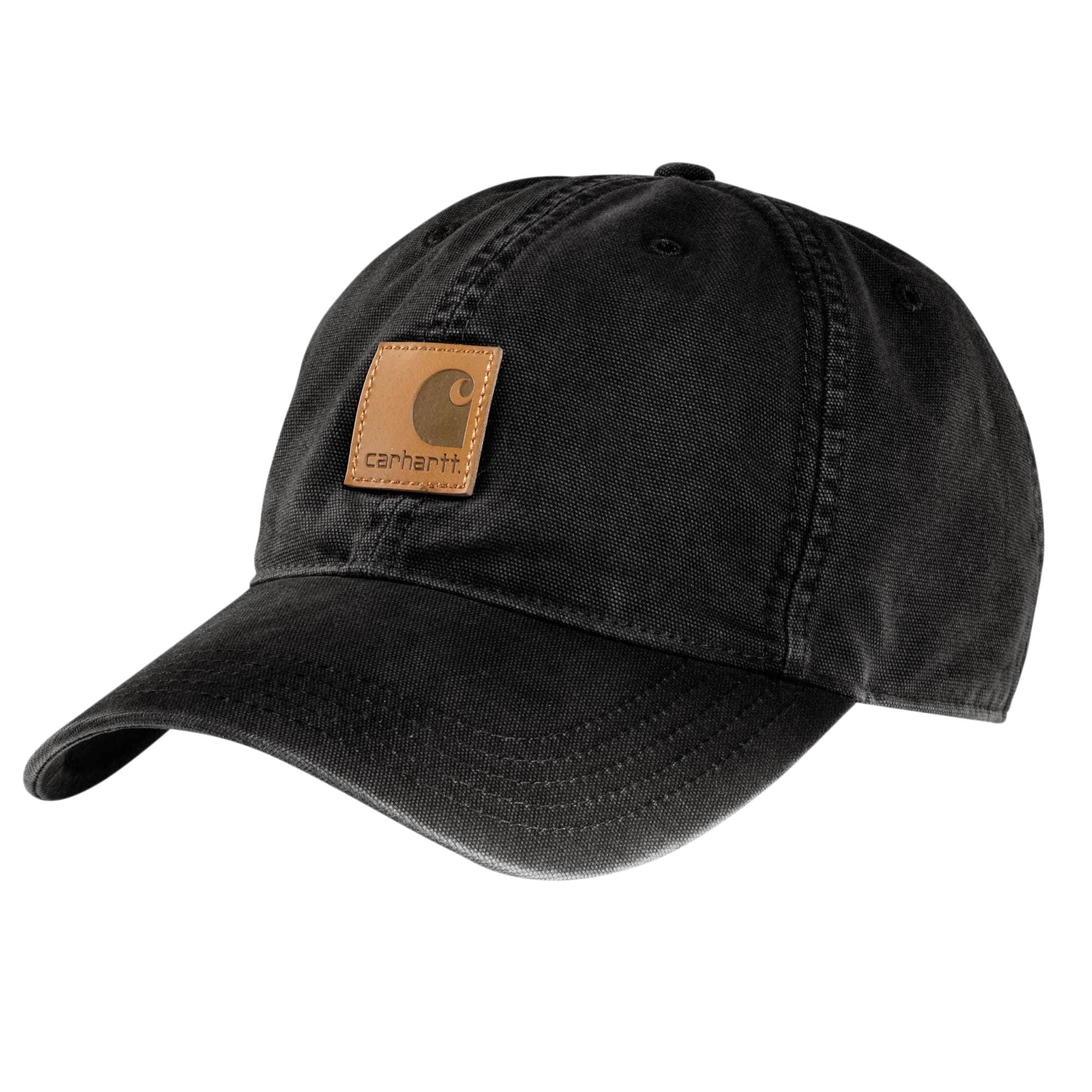 Gorra de béisbol de algodón negro para hombre Carhartt 100289-NEGRO-OFA
