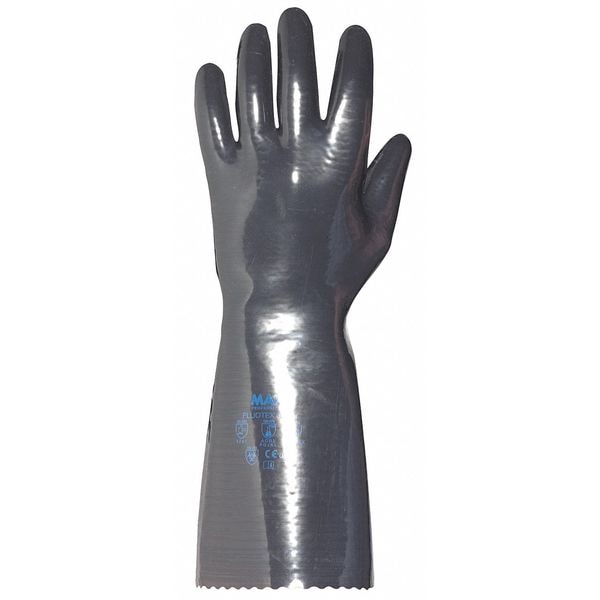 Guantes resistentes a químicos de neopreno de 14", talla 9, 1 par - 334