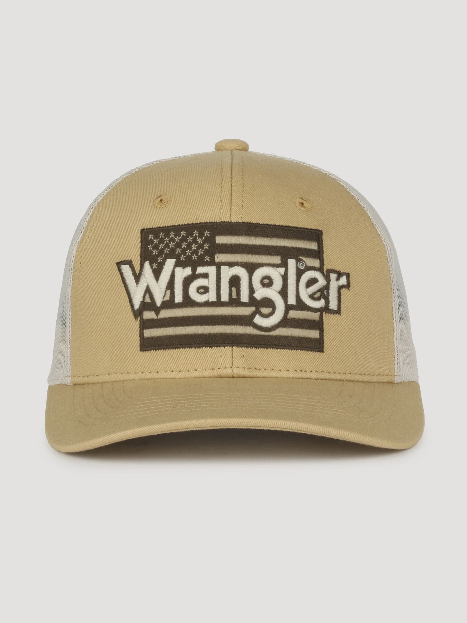 Gorra Trucker de algodón/poliéster en color Oro Viejo/Beige para adulto unisex de Wrangler