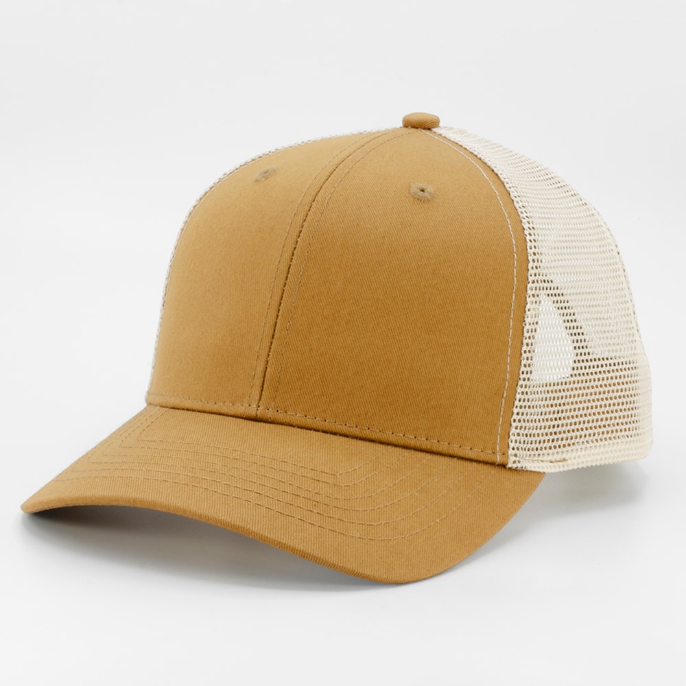 Gorra de béisbol de algodón color marrón oscuro/caqui para hombre de Infinity Brands Modelo LOW-1269-GS