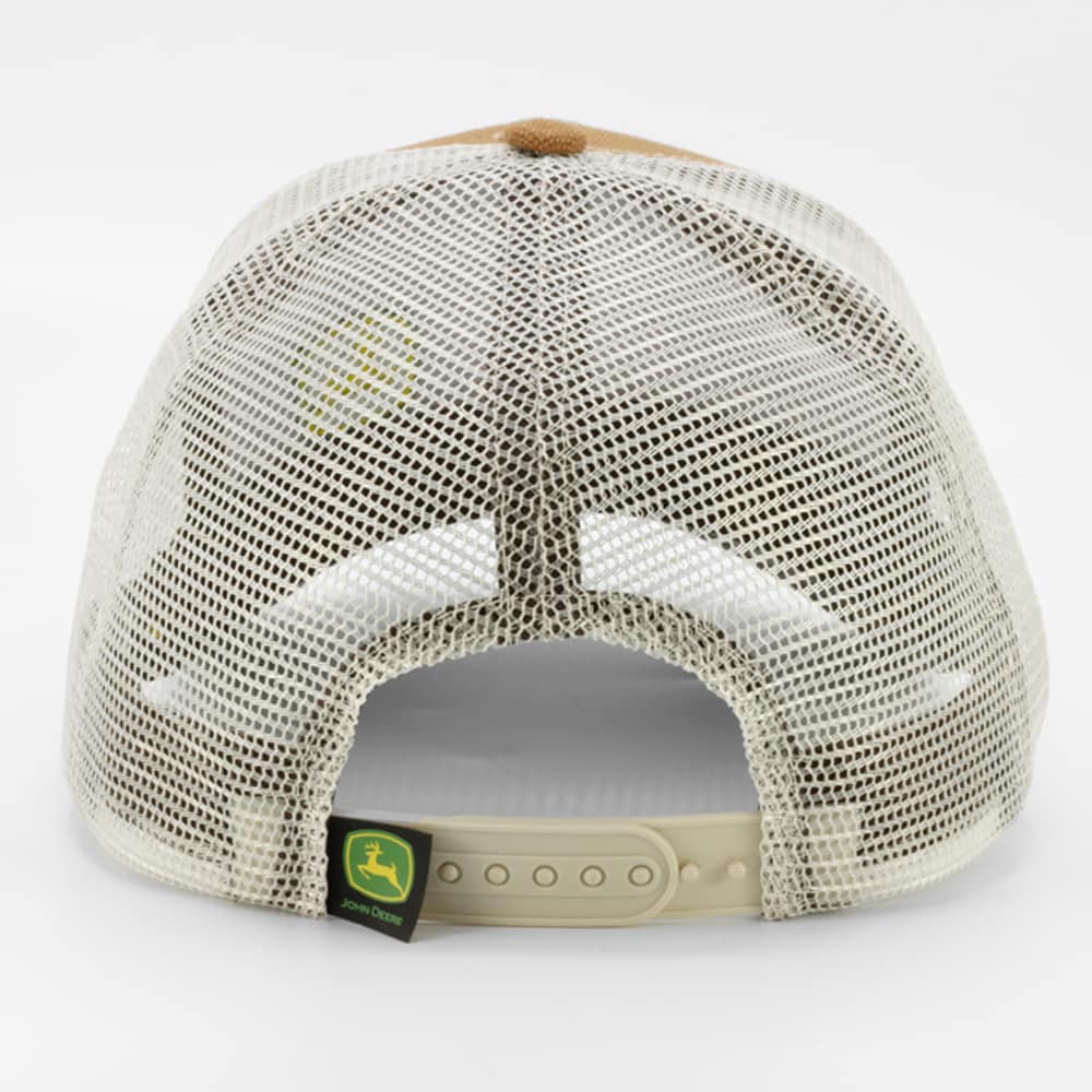 Gorra de béisbol de algodón color marrón/caqui/marrón oscuro para hombre de John Deere JDR-1174-GS