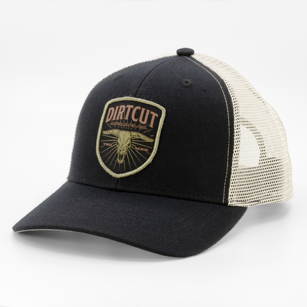 Gorra de béisbol de algodón negro/caqui para hombres de Infinity Brands MW24-1236-GS.