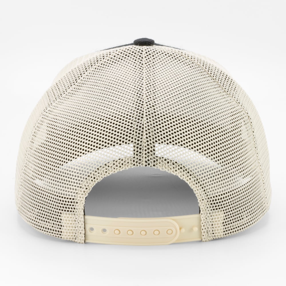 Gorra de béisbol de algodón negro/caqui para hombres de Infinity Brands MW24-1236-GS.