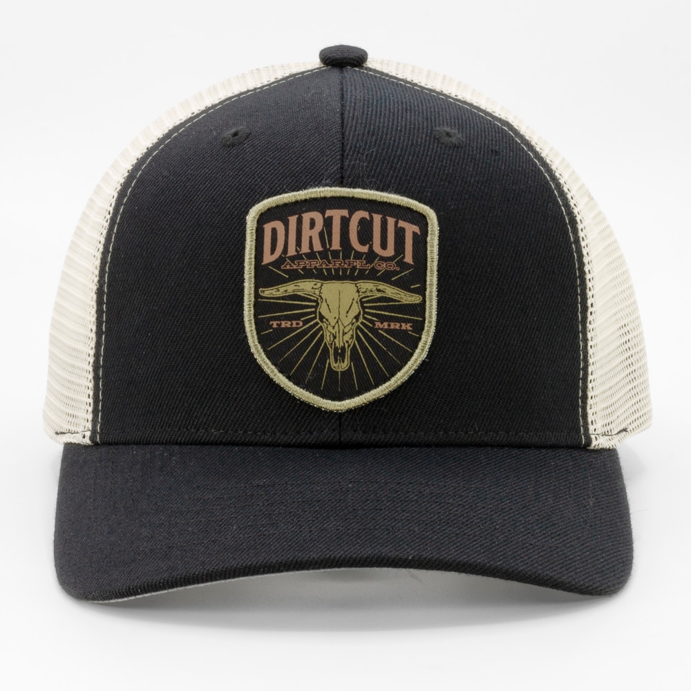 Gorra de béisbol de algodón negro/caqui para hombres de Infinity Brands MW24-1236-GS.