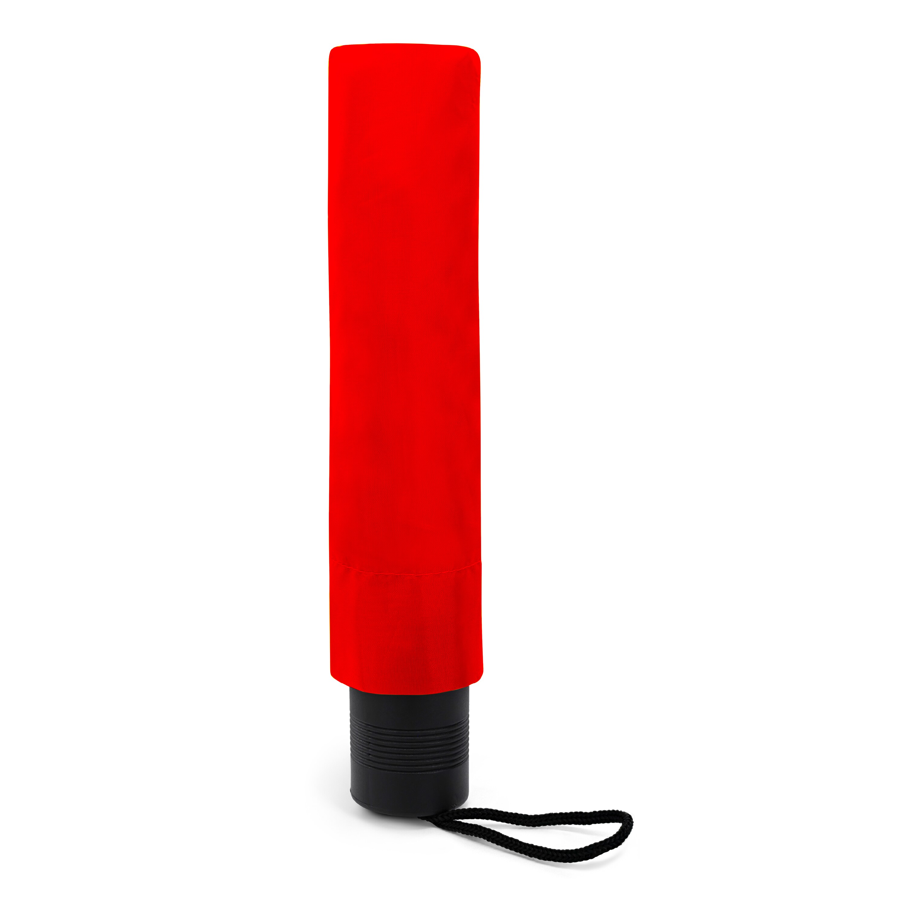 Paraguas compacto rojo de 42 pulgadas