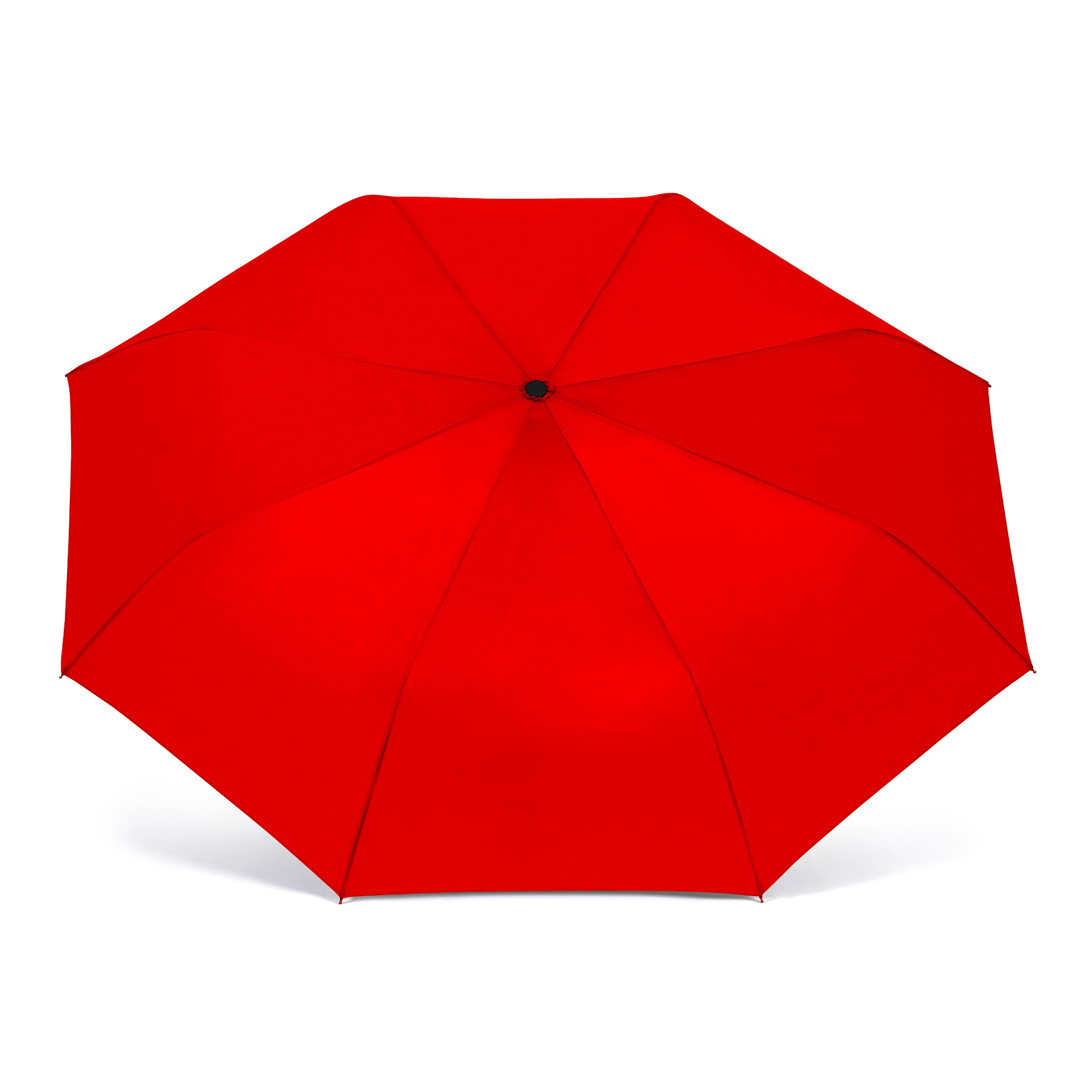Paraguas compacto rojo de 42 pulgadas