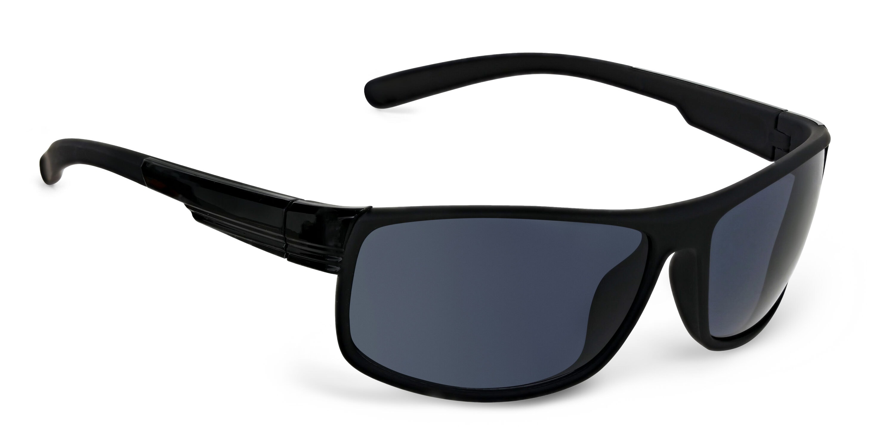 Lentes de sol negros de plástico para hombre Hillman 1HE85920