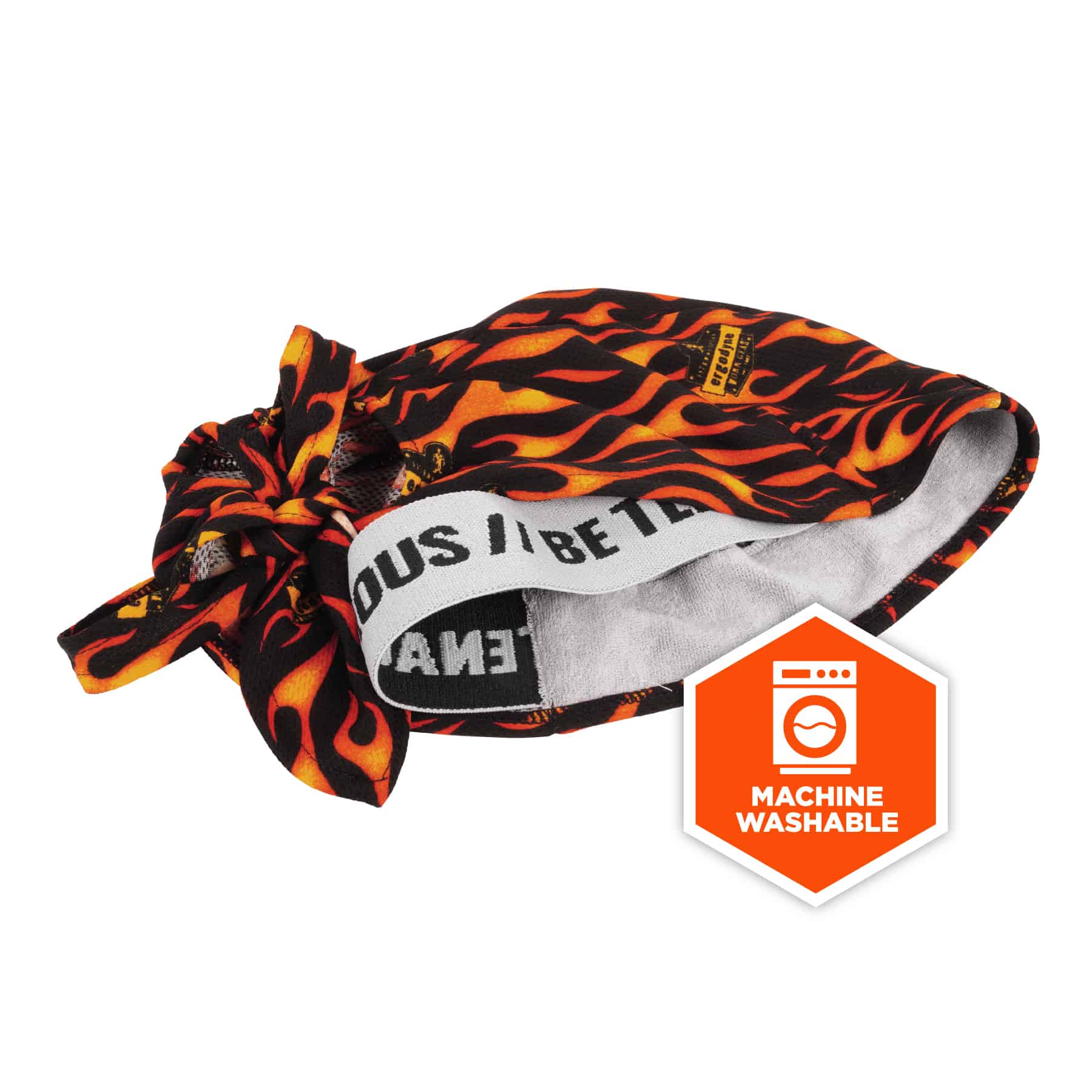 Gorro de enfriamiento sintético para adultos unisex con diseño de llamas Chill-Its 12485