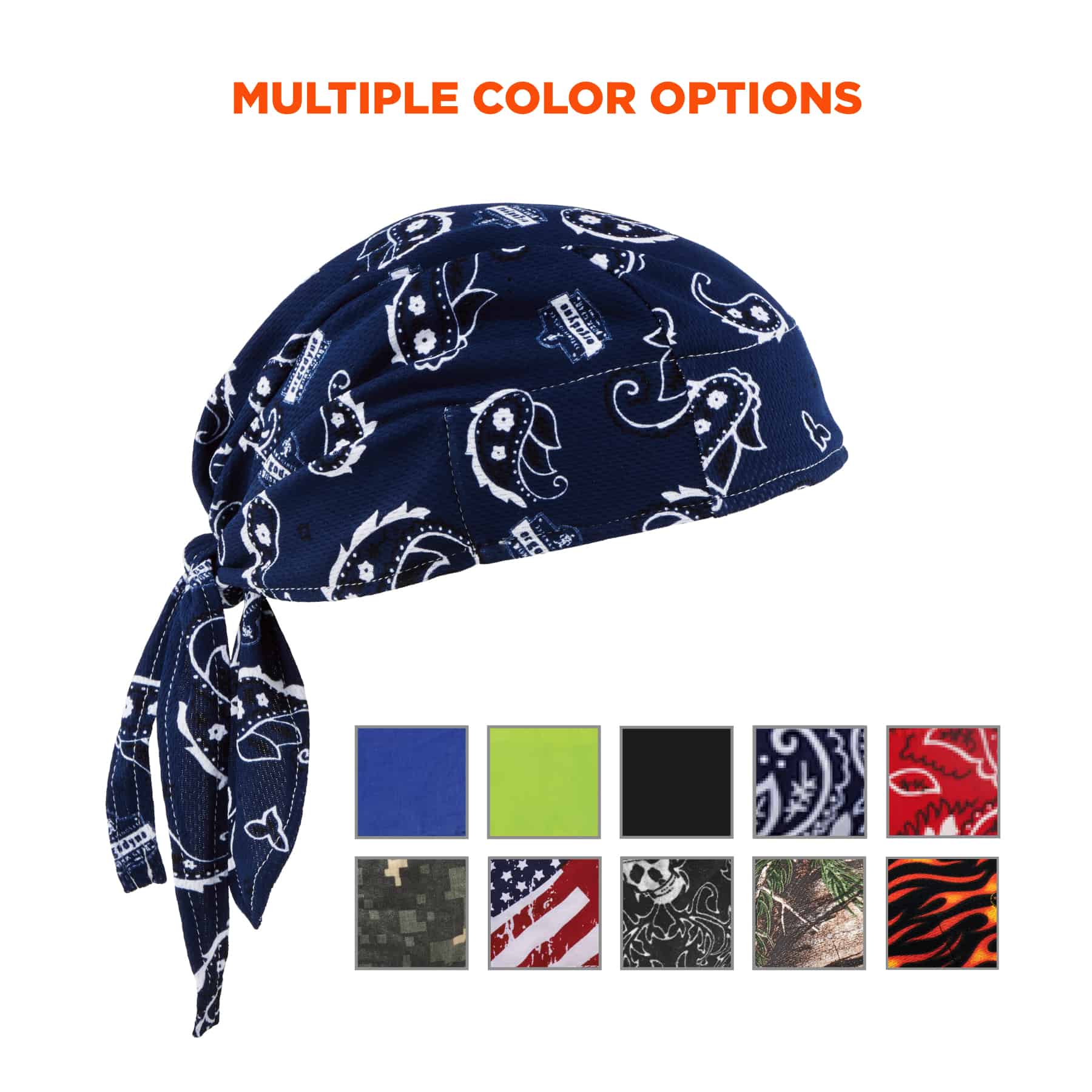 Sombrero de Enfriamiento Sintético Occidental para Adulto Unisex en Azul Marino Chill-Its 12480