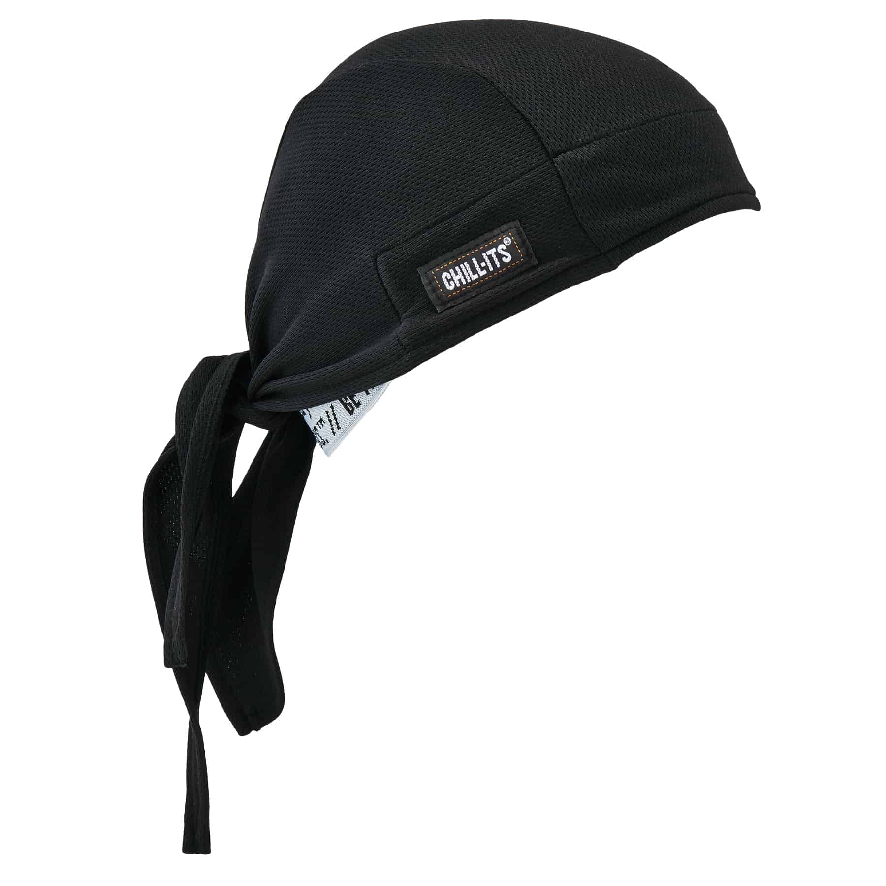 Gorra de enfriamiento sintética negra Chill-Its para adultos unisex 12487