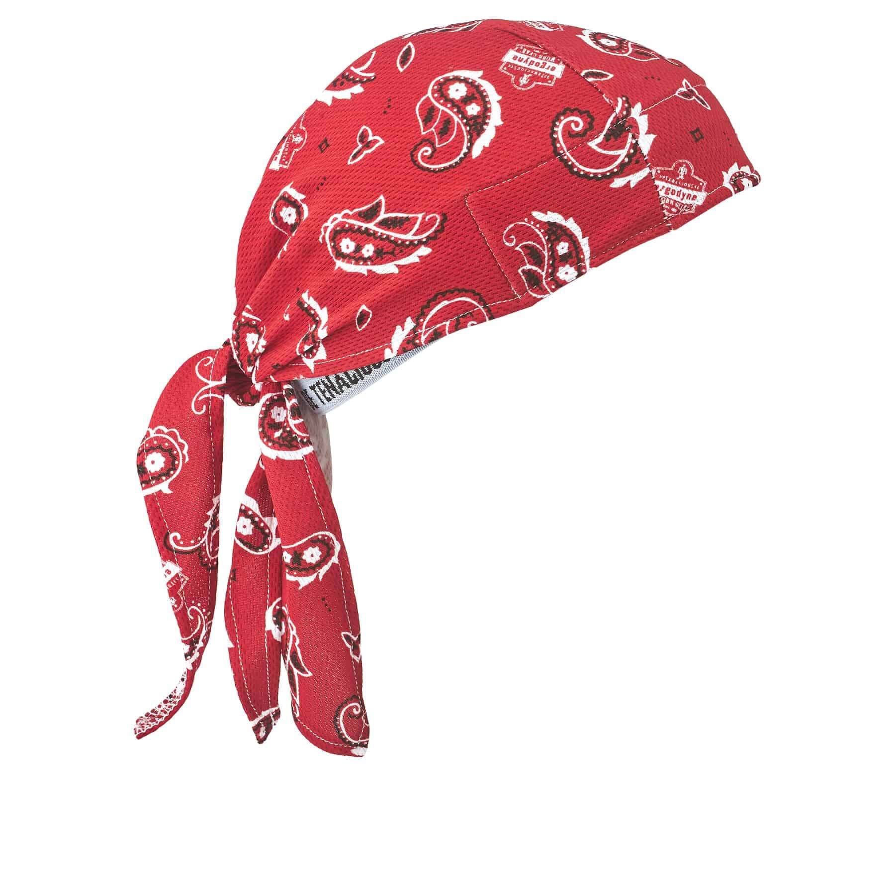 Sombrero de enfriamiento sintético rojo estilo occidental unisex para adulto Chill-Its 12479