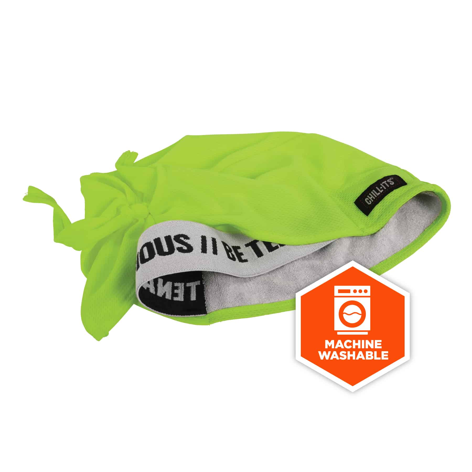 Gorro de enfriamiento sintético para adultos unisex en color lima Chill-Its 12476