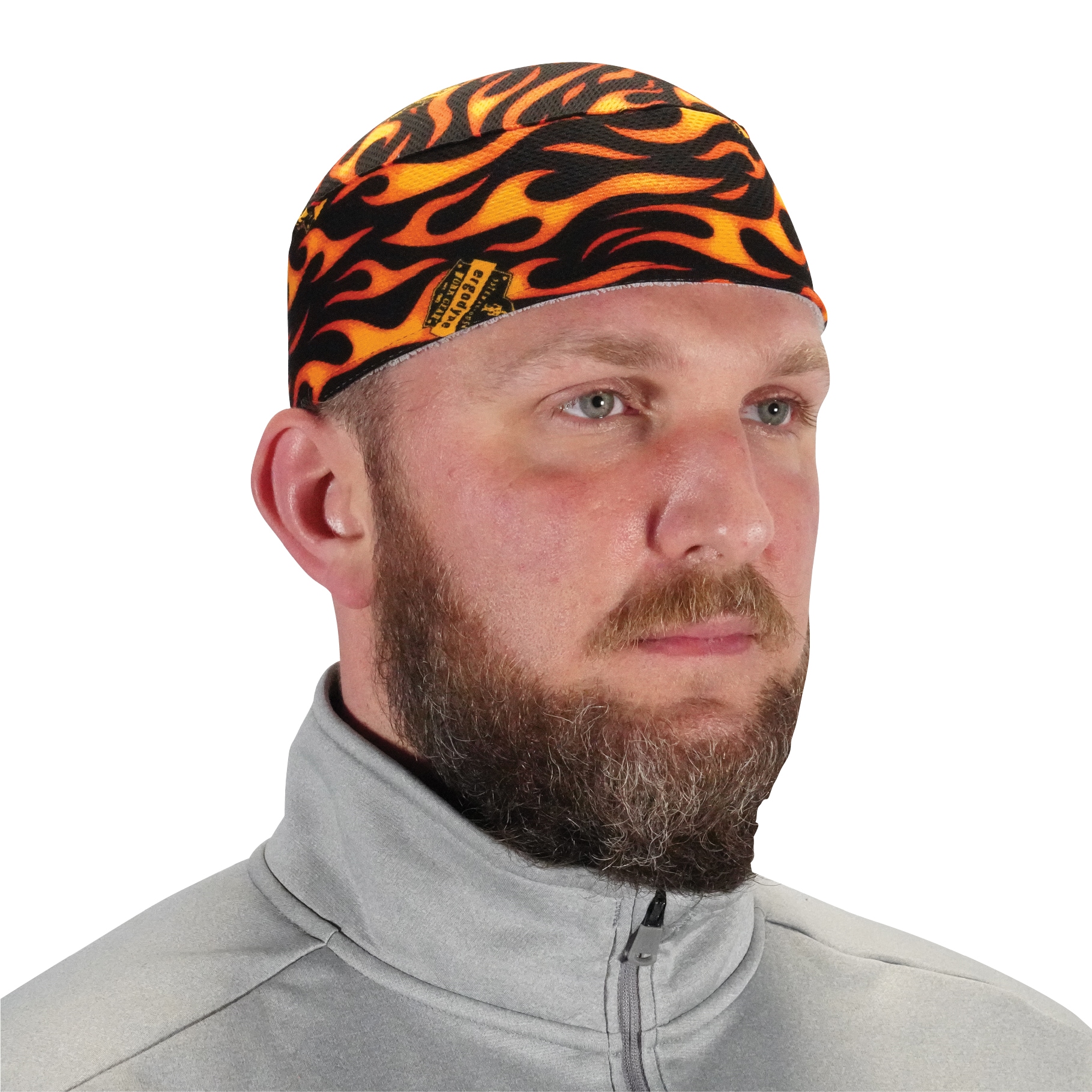Gorra de enfriamiento sintético unisex para adultos con diseño de llamas Chill-Its 12514