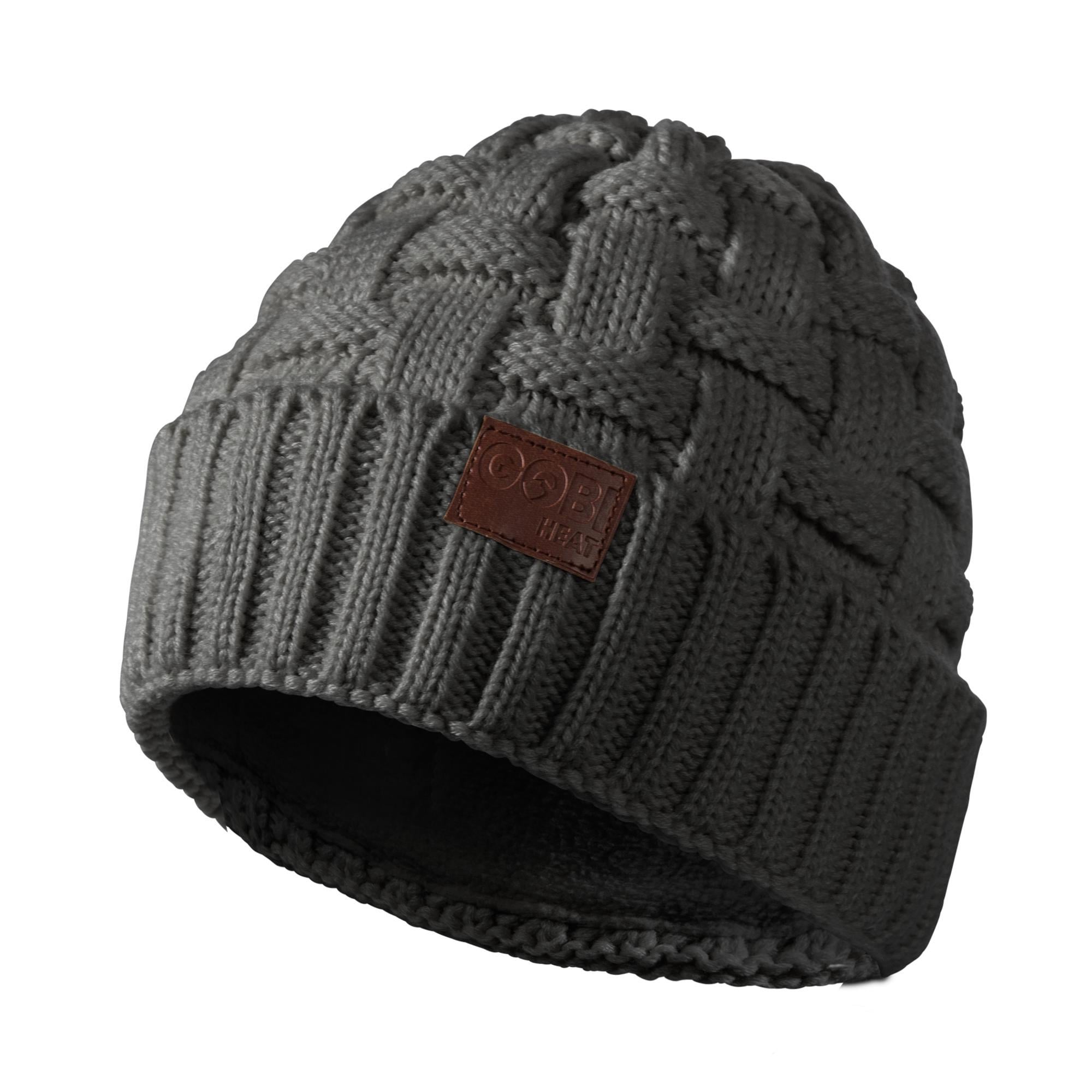 Gorrito térmico de poliéster/spandex en color gris para hombres de Gobi Heat