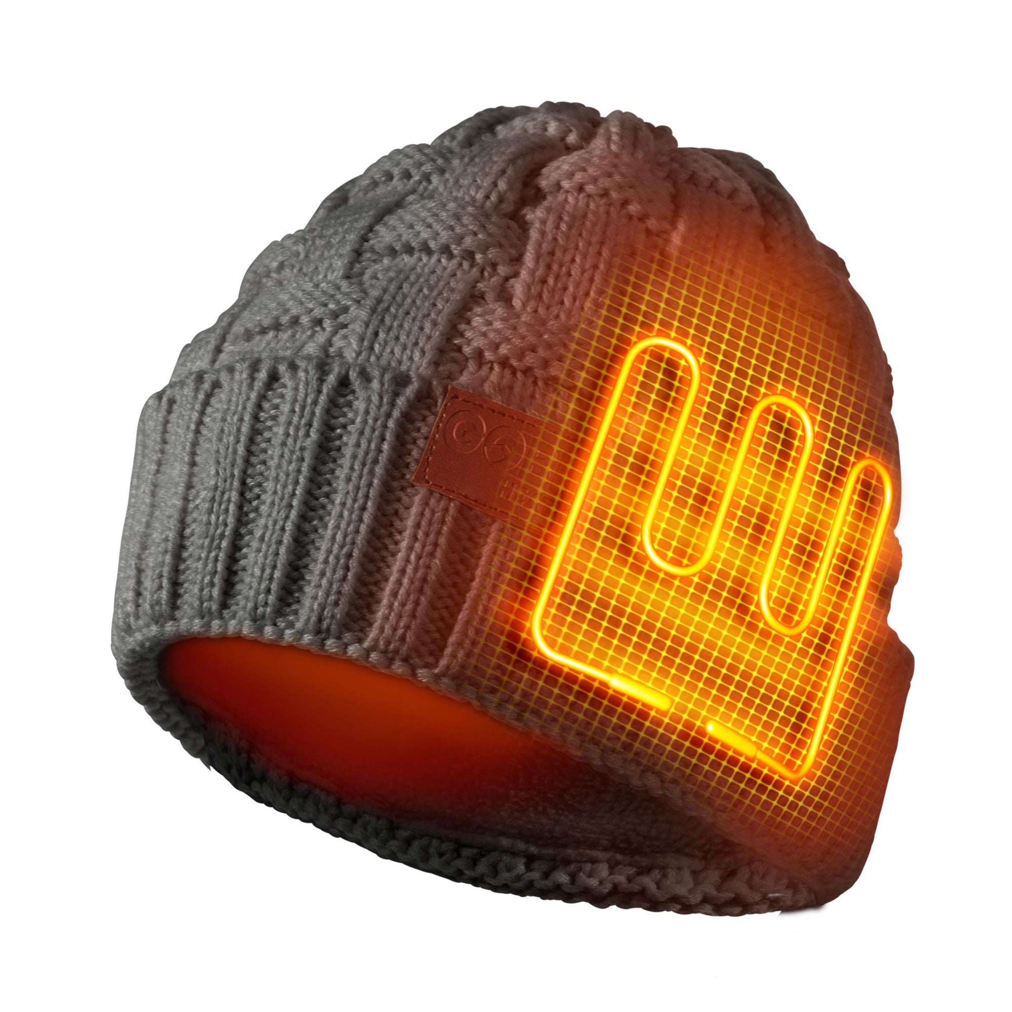 Gorrito térmico de poliéster/spandex en color gris para hombres de Gobi Heat