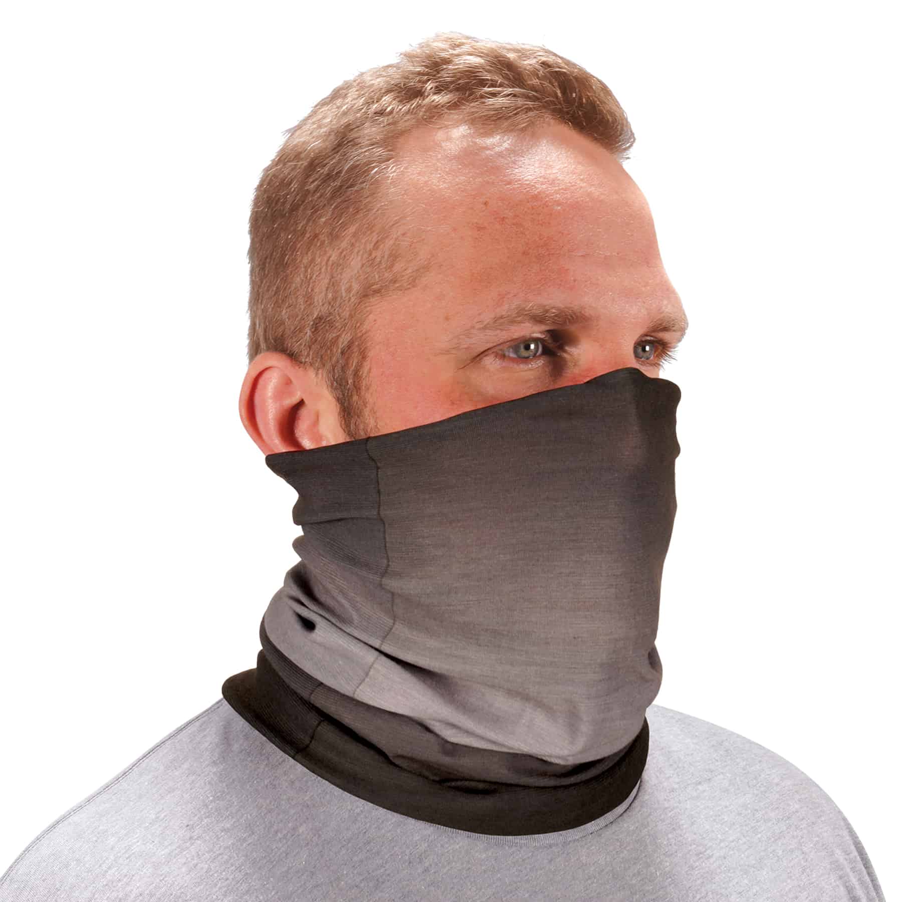 Bandana sintética unisex en gris claro desteñido Ergodyne