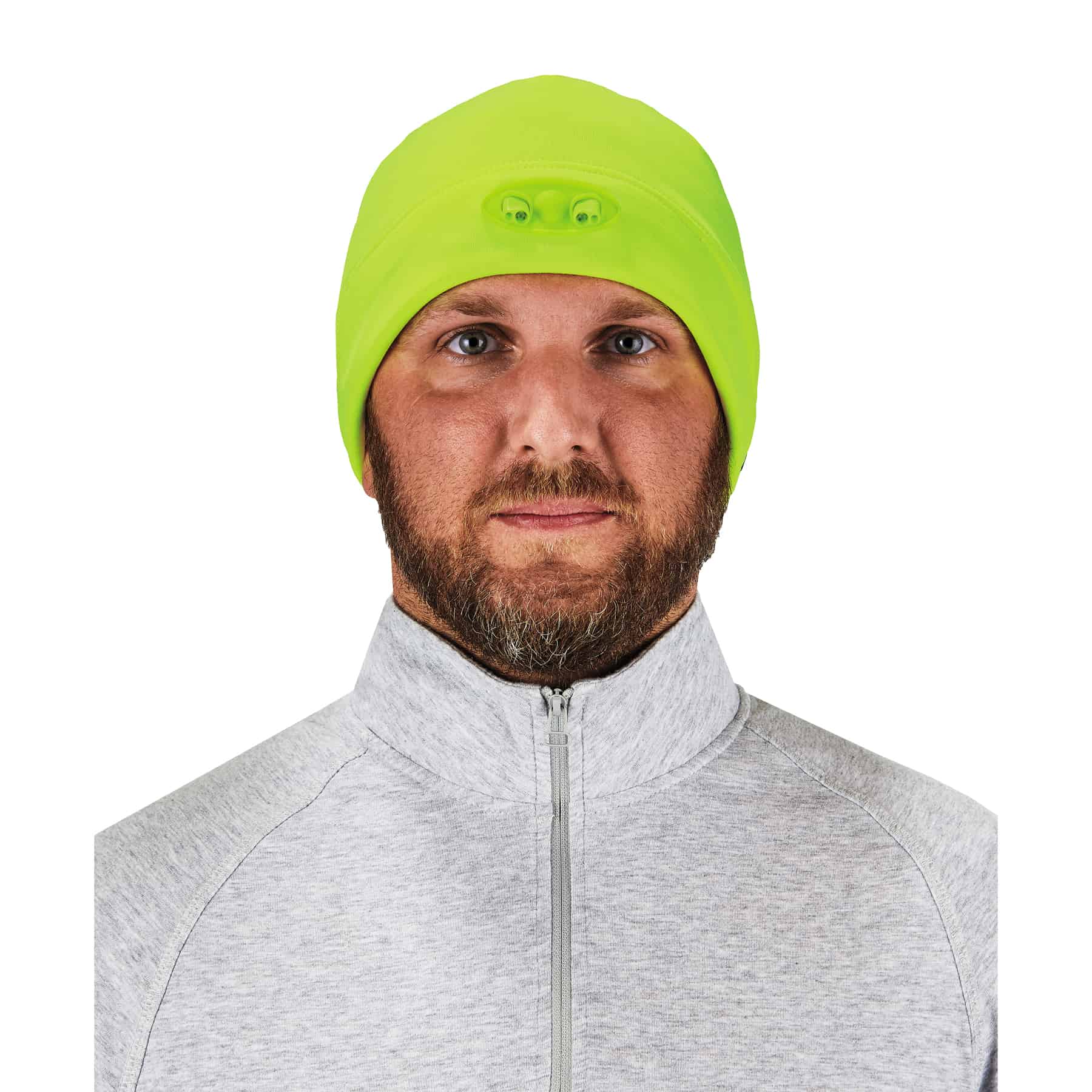 Gorro de punto de forro polar de color lima unisex para adulto Ergodyne 16802