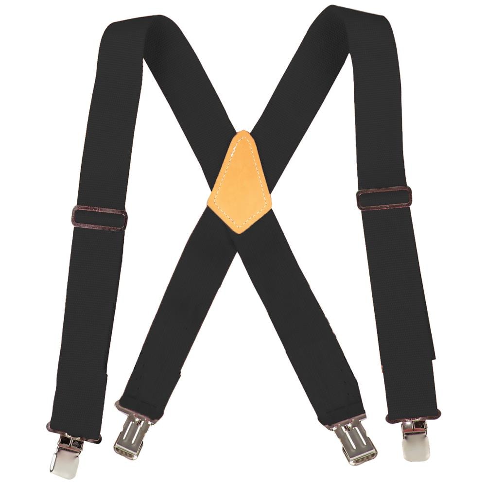 Tirantes de Nylon Negros para Adultos unisex - Talla única para todos 41-165