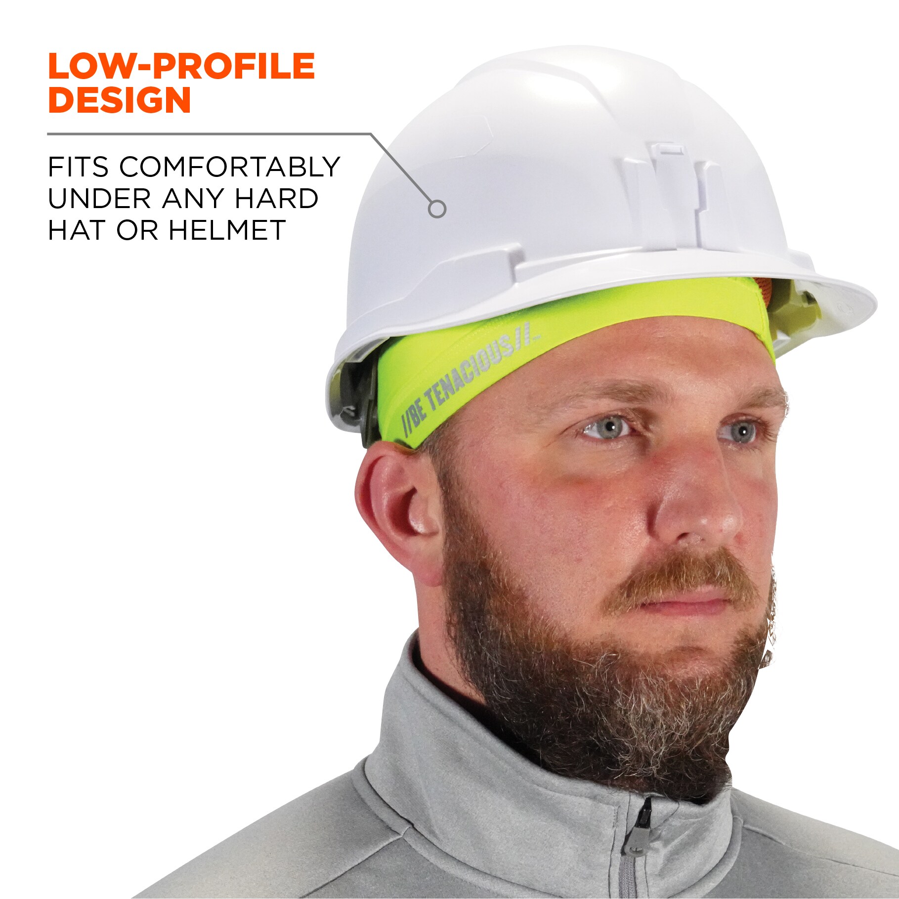 Gorra refrigerante sintética unisex para adultos en color lima Ergodyne 12687