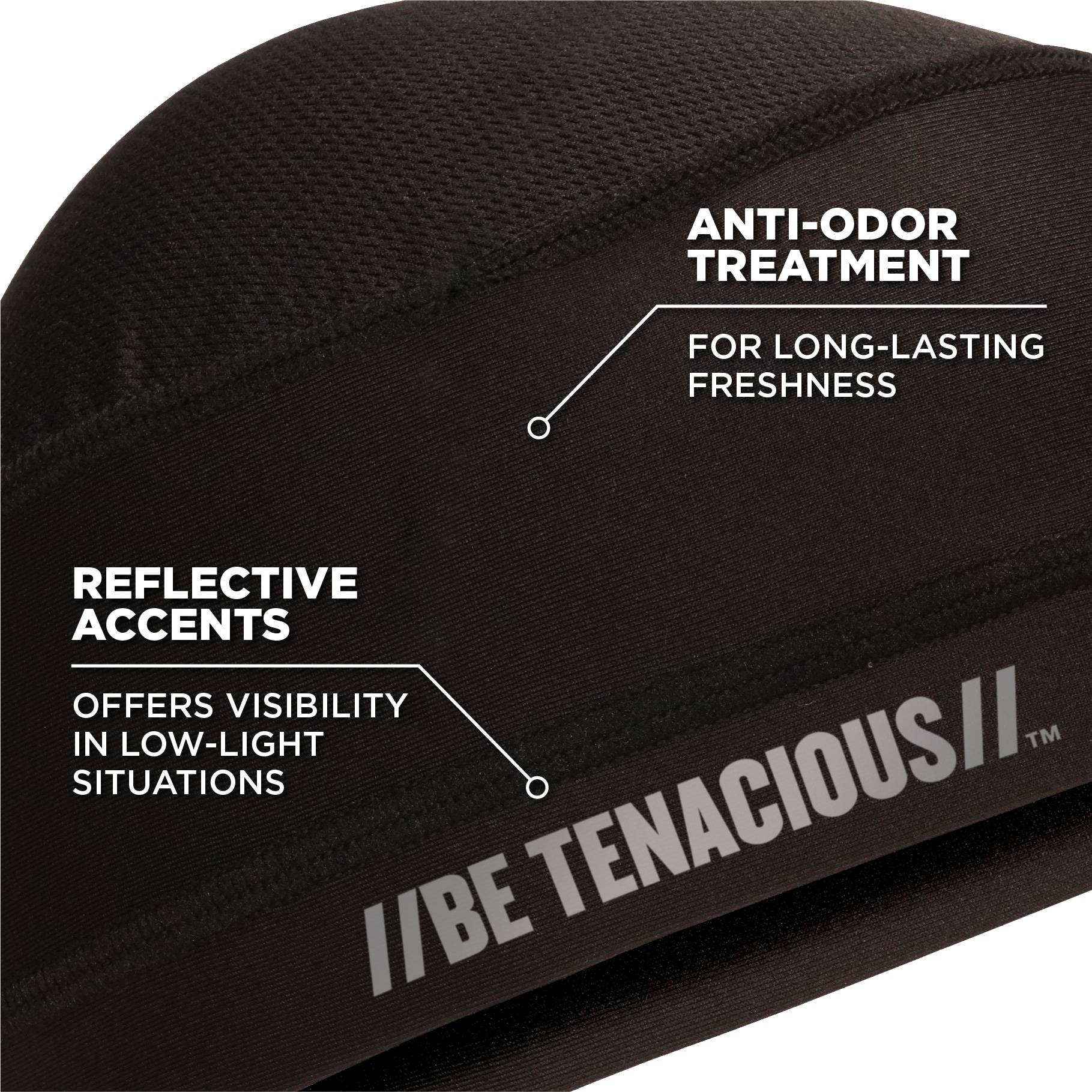 Gorra de enfriamiento sintético negra unisex para adultos Ergodyne 12686