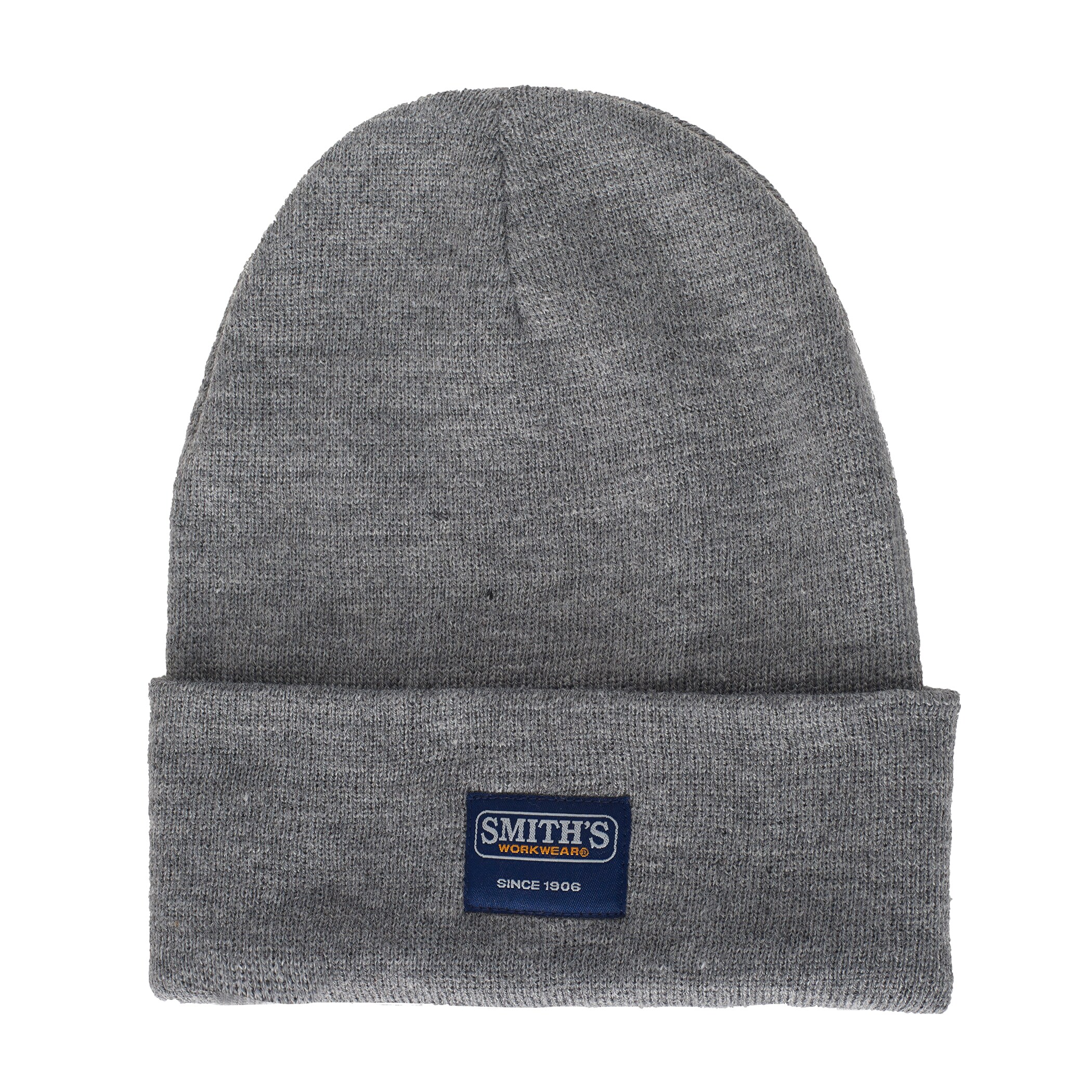 Gorra de punto de acrílico modacrilico gris para adultos unisex de Smith's Workwear