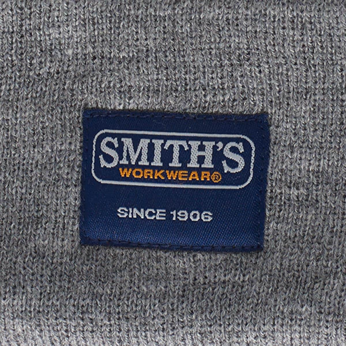 Gorra de punto de acrílico modacrilico gris para adultos unisex de Smith's Workwear