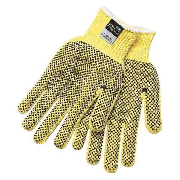 Mcr Safety Guantes Recubiertos Resistentes a Cortes, Nivel de Corte 2, 7 ga, Negro, S - 9366SE