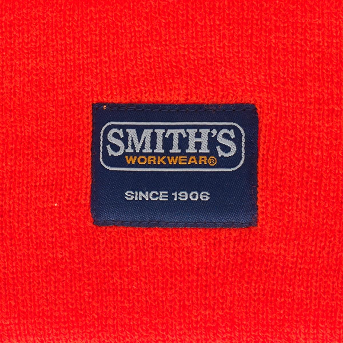 Gorro tejido de modacrílico color naranja láser para adultos unisex de Smith's Workwear