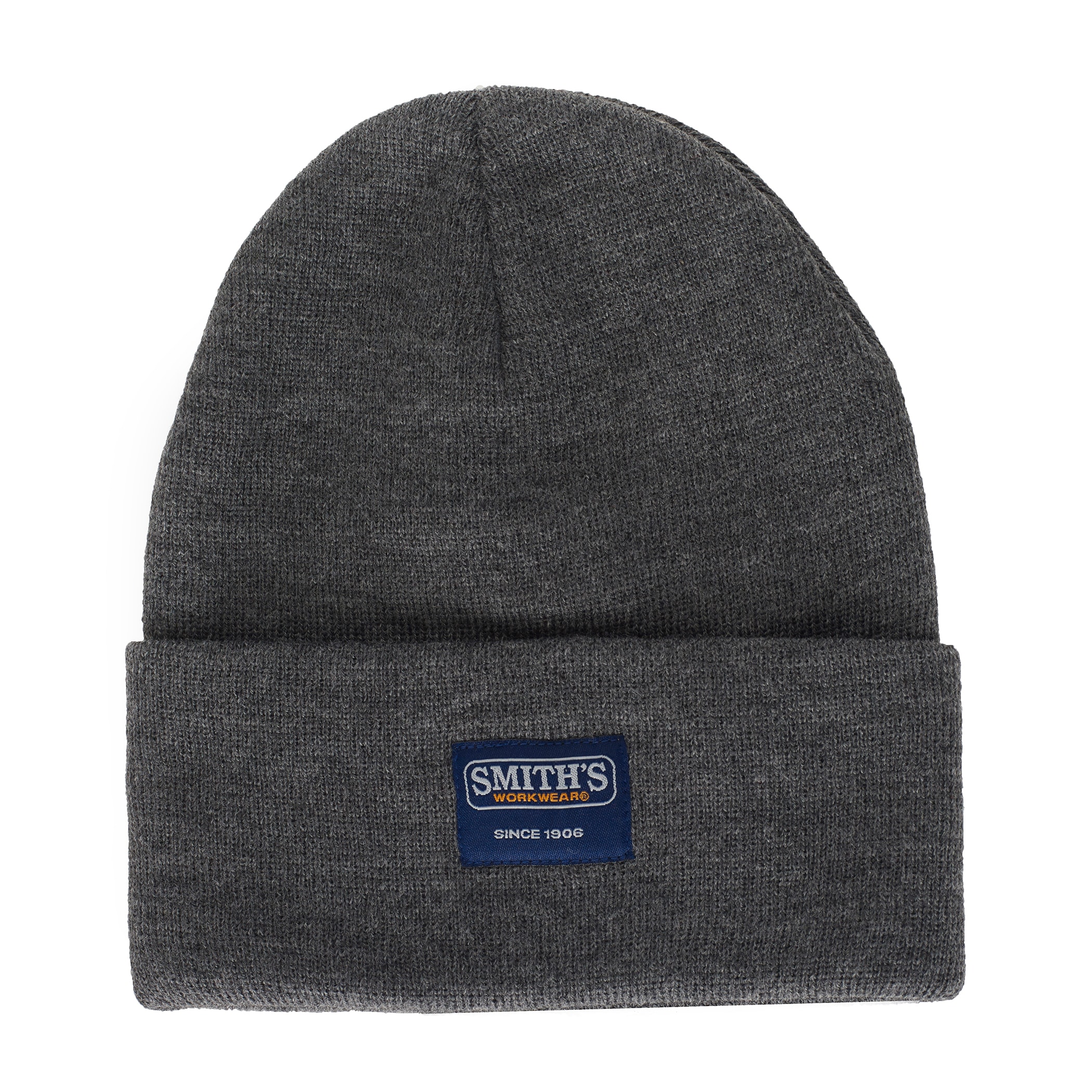 Gorro de punto de modacrílico en color gris carbón para adultos unisex de Smith's Workwear