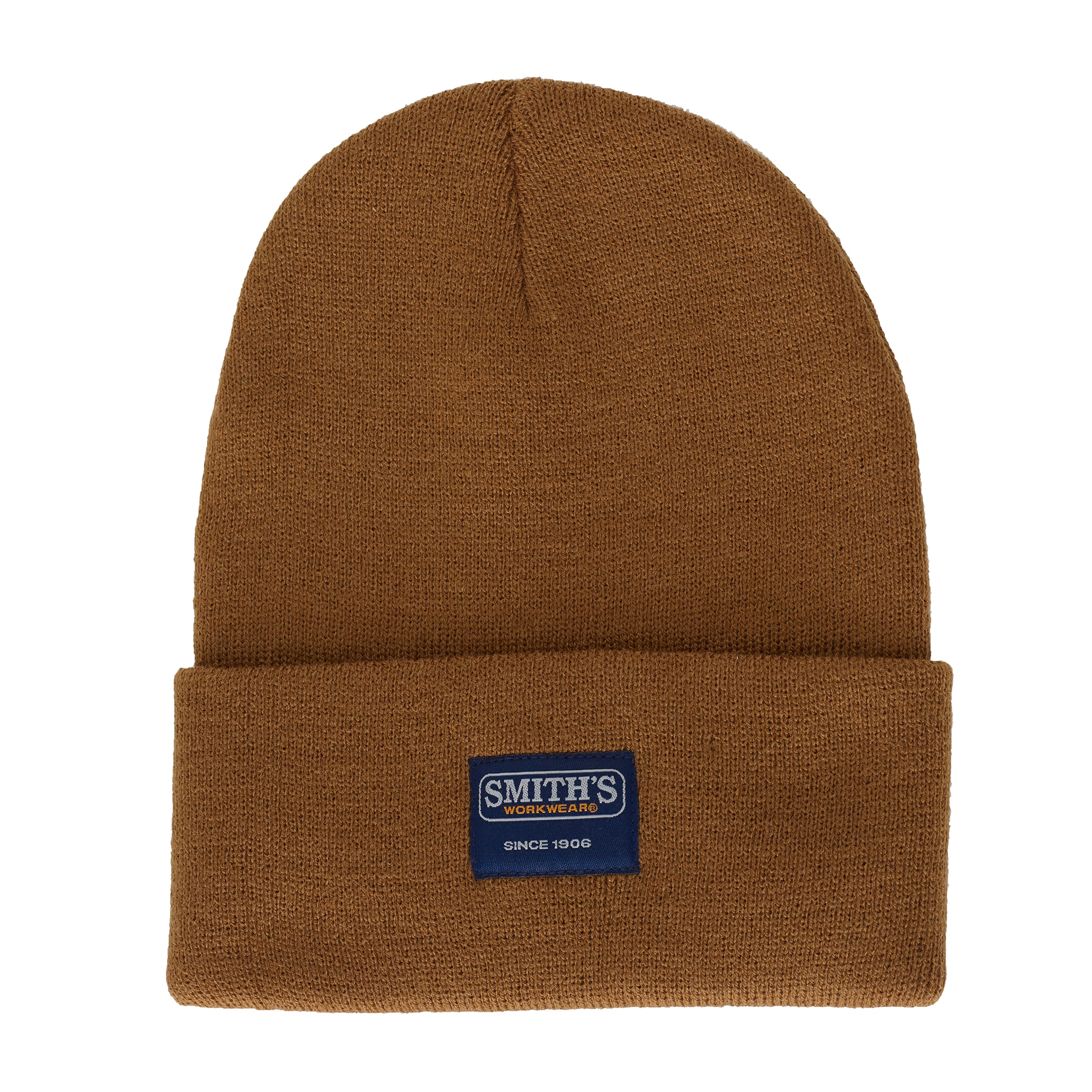 Gorro de punto color marrón camello unisex para adultos de Smith's Workwear