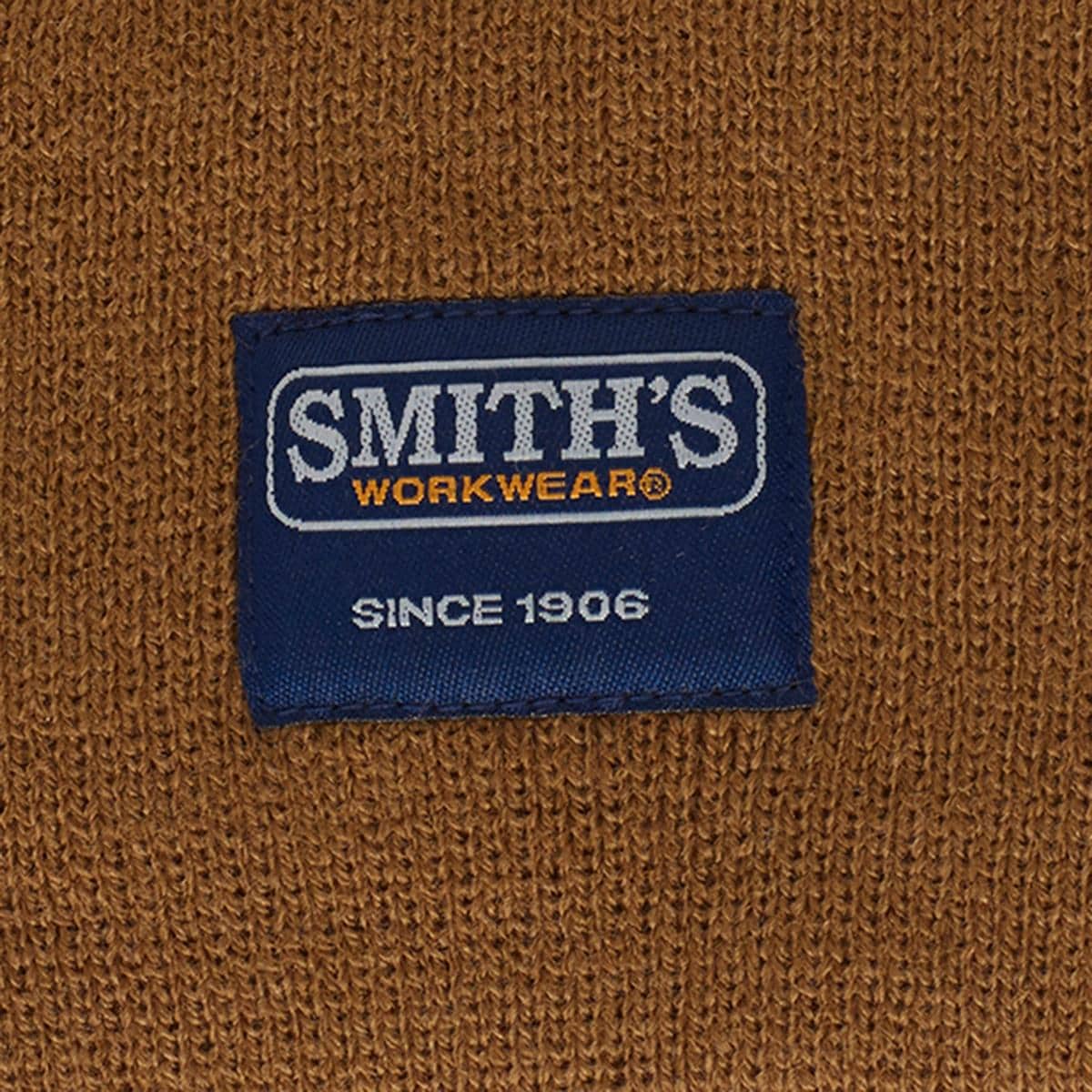 Gorro de punto color marrón camello unisex para adultos de Smith's Workwear